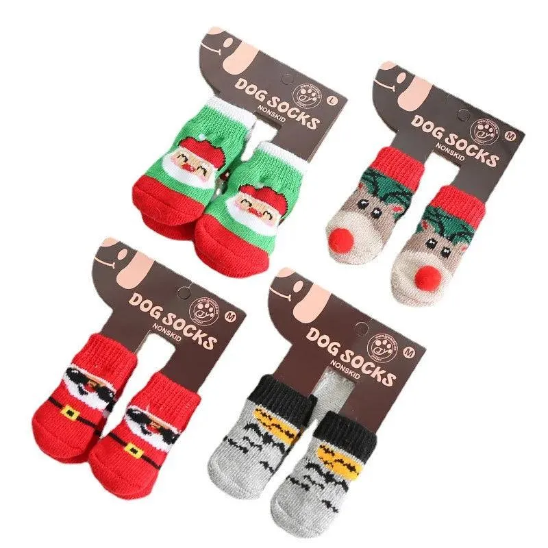 Christmas Winter Warm Dog Cat Socks