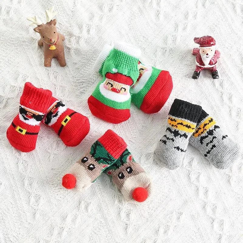 Christmas Winter Warm Dog Cat Socks