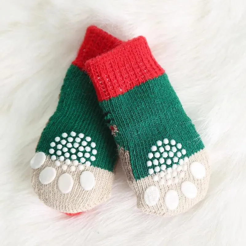 Christmas Winter Warm Dog Cat Socks