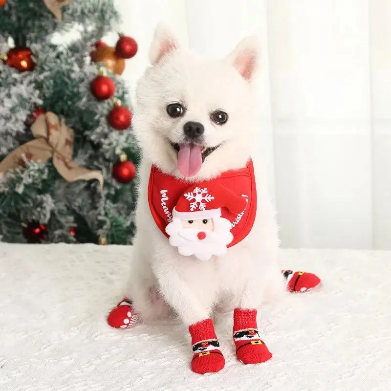 Christmas Winter Warm Dog Cat Socks