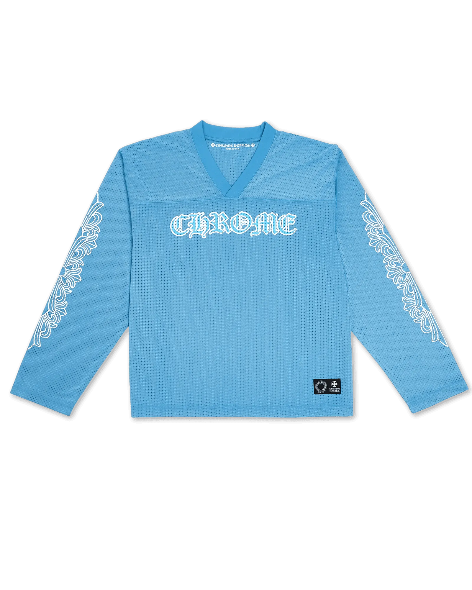 Chrome Hearts Sports Mesh Warm Up Jersey Blue