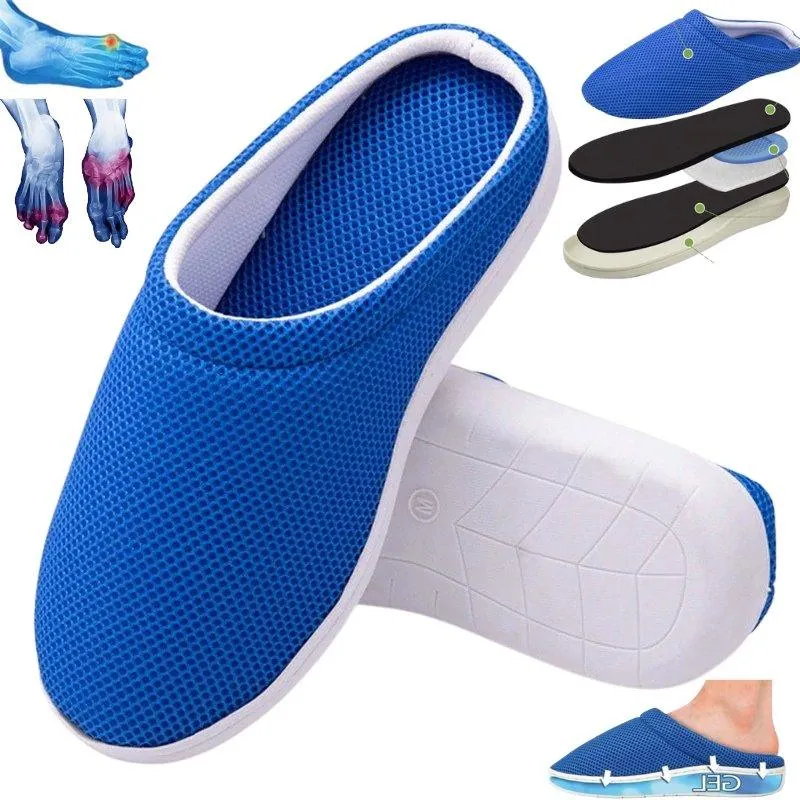 Comfy Bamboo Anti Fatigue Gel Diabetic Slippers