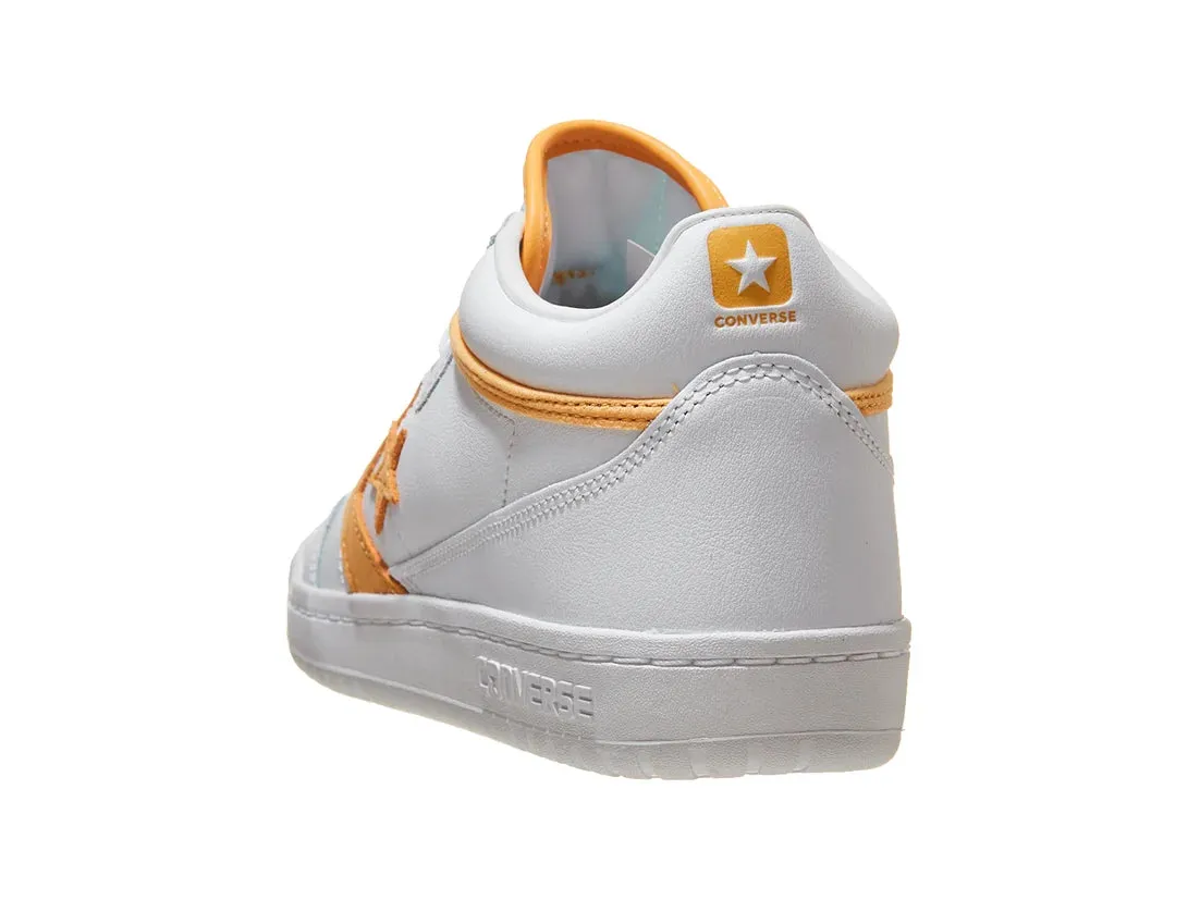 CONVERSE CONS FASTBREAK PRO MID SHOES WHITE/ORANGE/WHITE