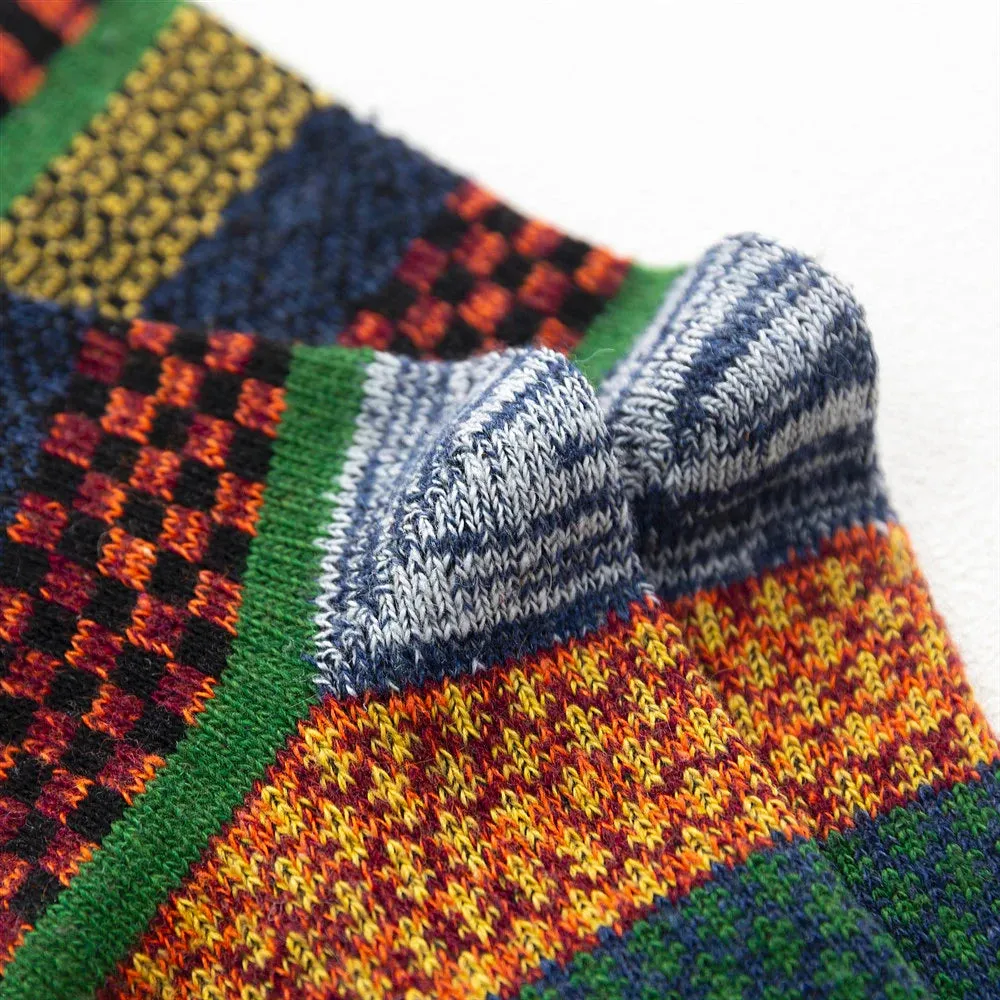 Cozy Up with 5-Pairs Wool Winter Socks for Men and Women