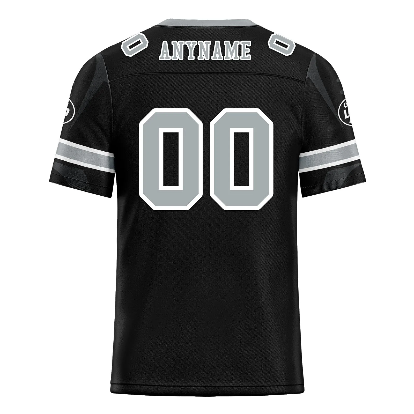 Custom Black Las Vegas Football Jersey and Sports Shoes Combo Offer Personalized Combo ZH-D025008-23