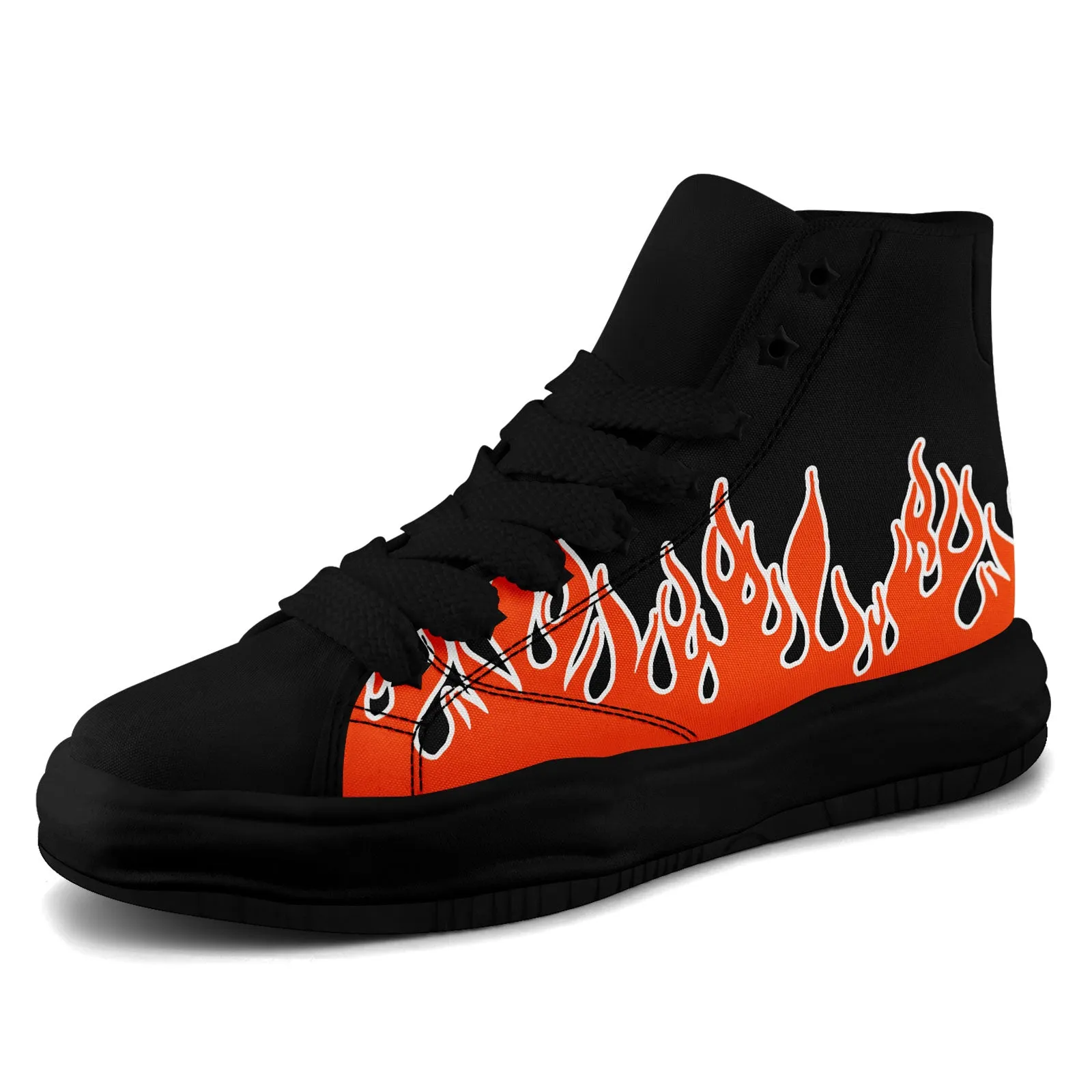 Custom Black Orange Cincinnati Football Jersey and Firesoul Sports Shoes Combo Offer Personalized Combo ZH-D020273-6