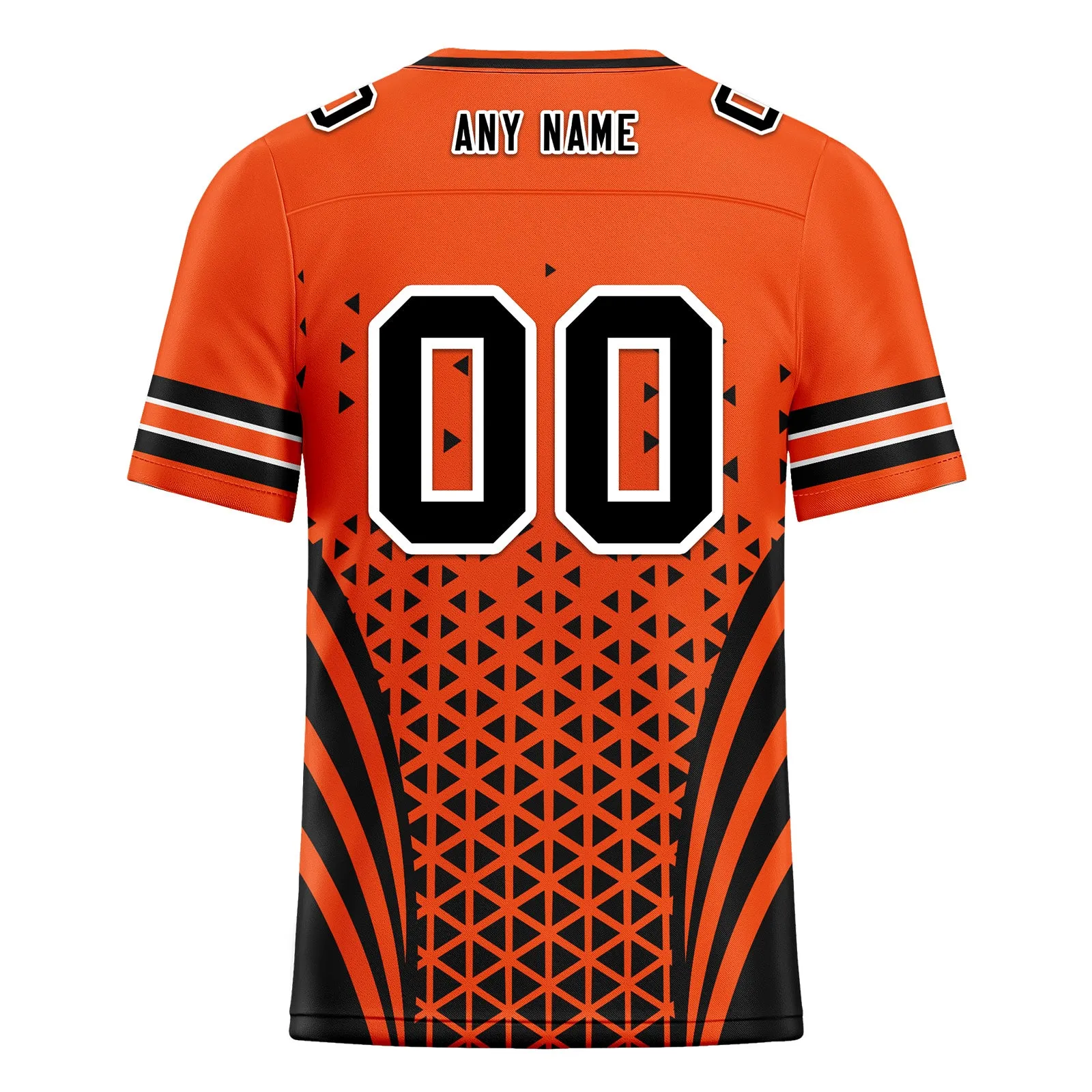 Custom Black Orange Ohio Football Jersey and Sports Shoes Combo Offer Personalized Combo ZH-D023031-6