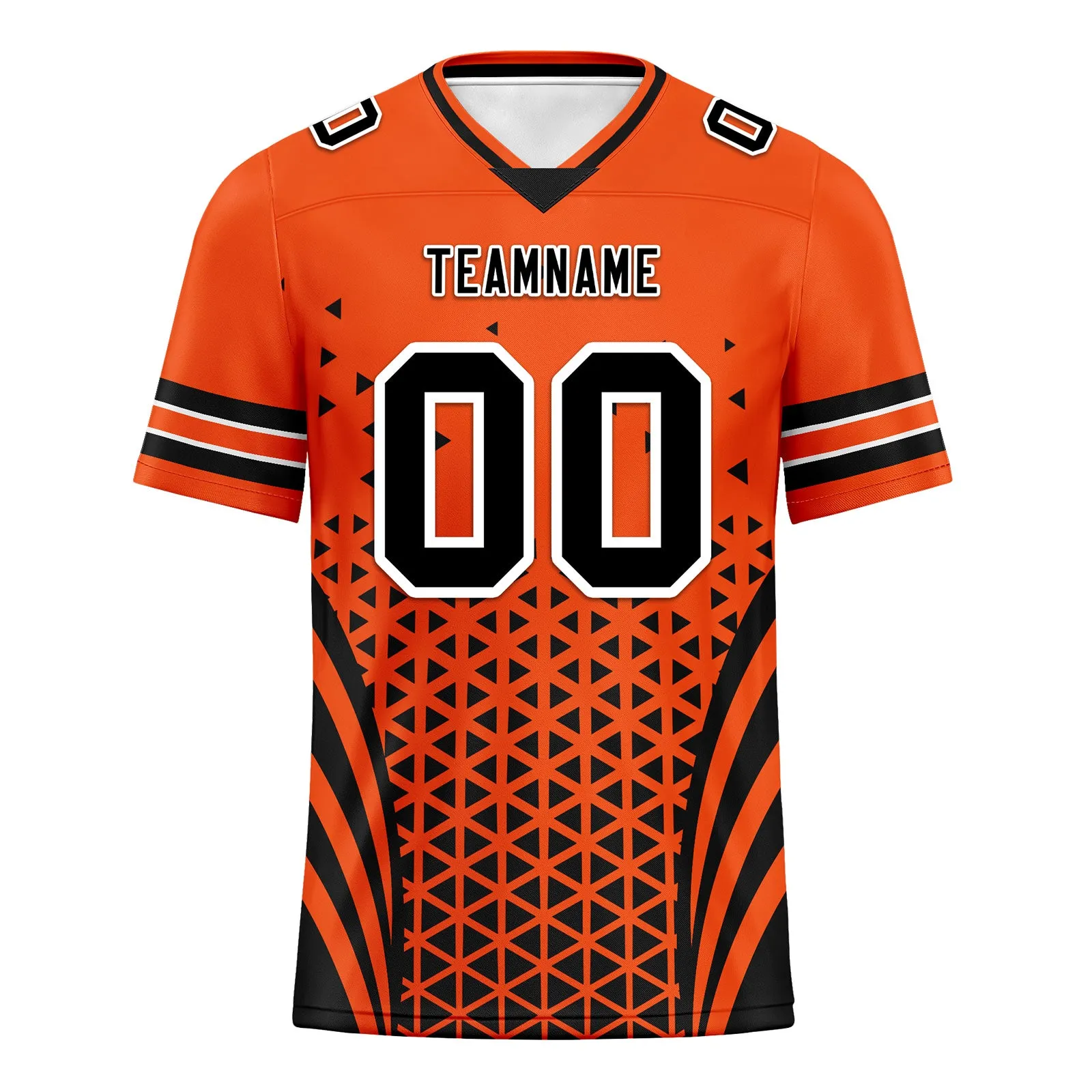 Custom Black Orange Ohio Football Jersey and Sports Shoes Combo Offer Personalized Combo ZH-D023031-6