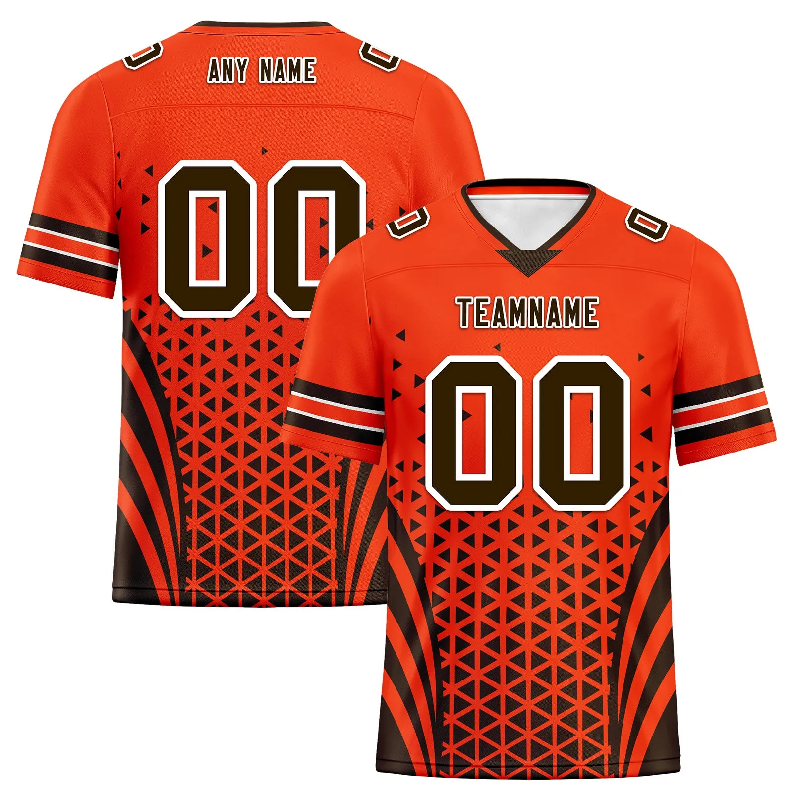 Custom Black Orange Ohio Football Jersey and Sports Shoes Combo Offer Personalized Combo ZH-D023031-8