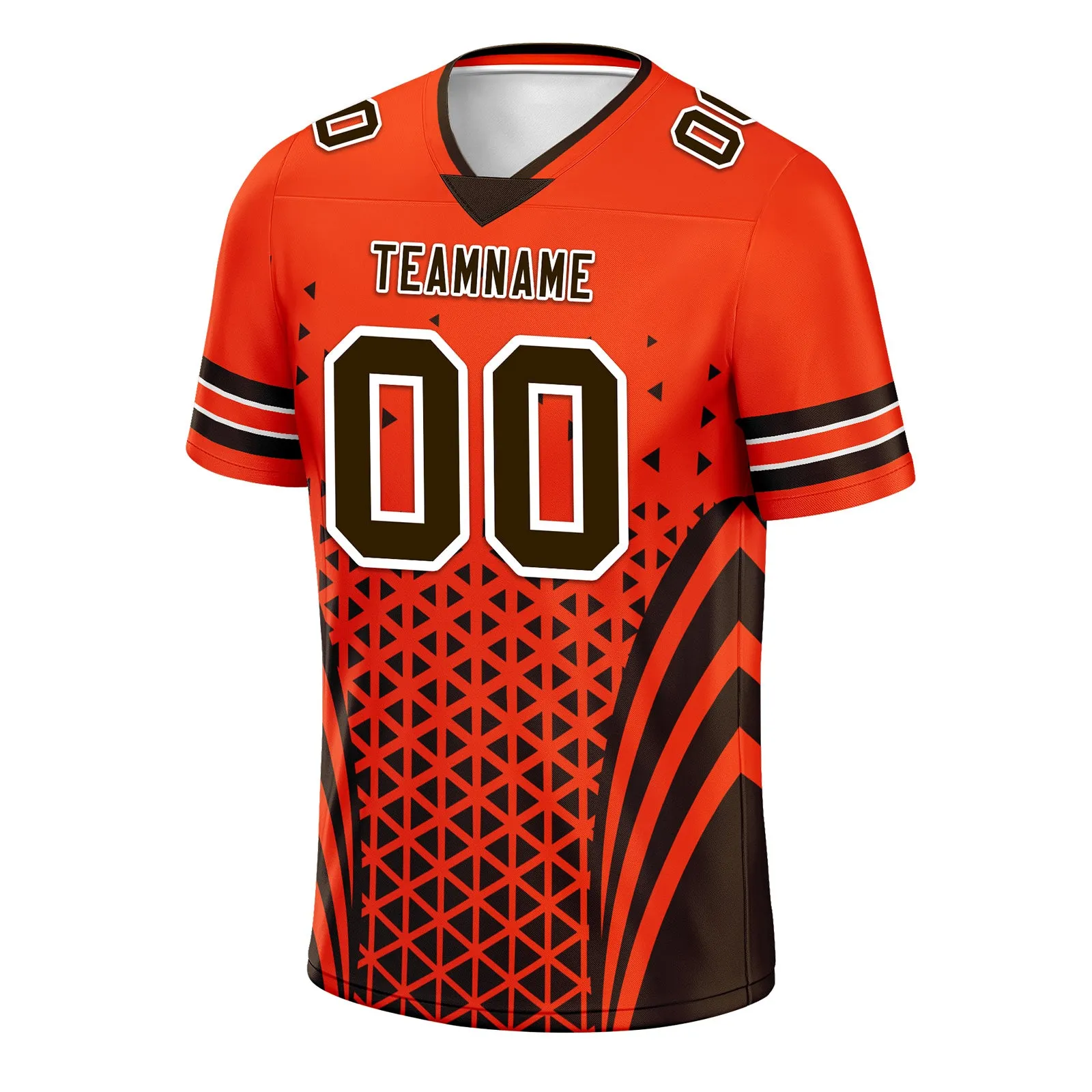 Custom Black Orange Ohio Football Jersey and Sports Shoes Combo Offer Personalized Combo ZH-D023031-8