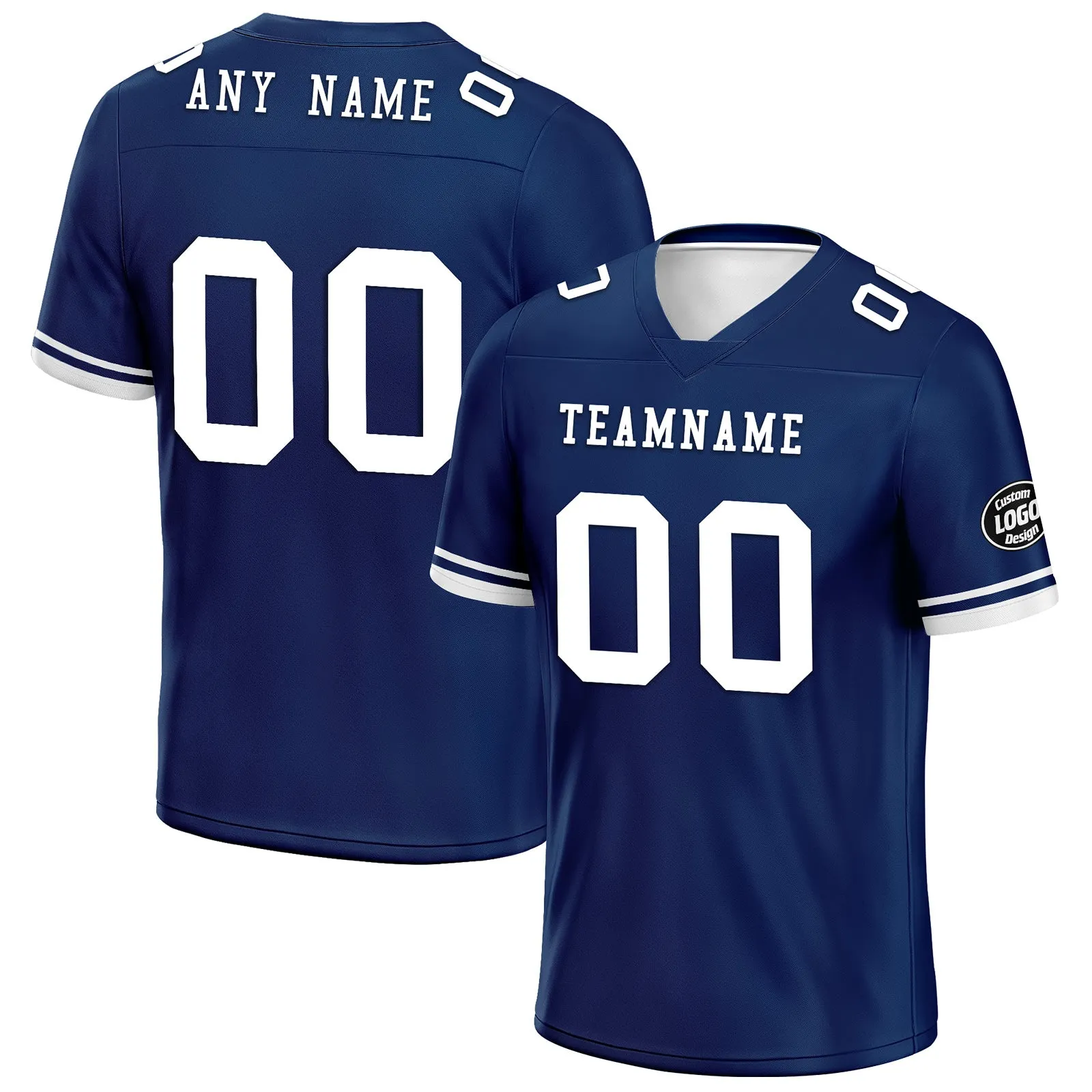 Custom Blue White Dallas Football Jersey and Firesoul Sports Shoes Combo Offer Personalized Combo ZH-D020273-9