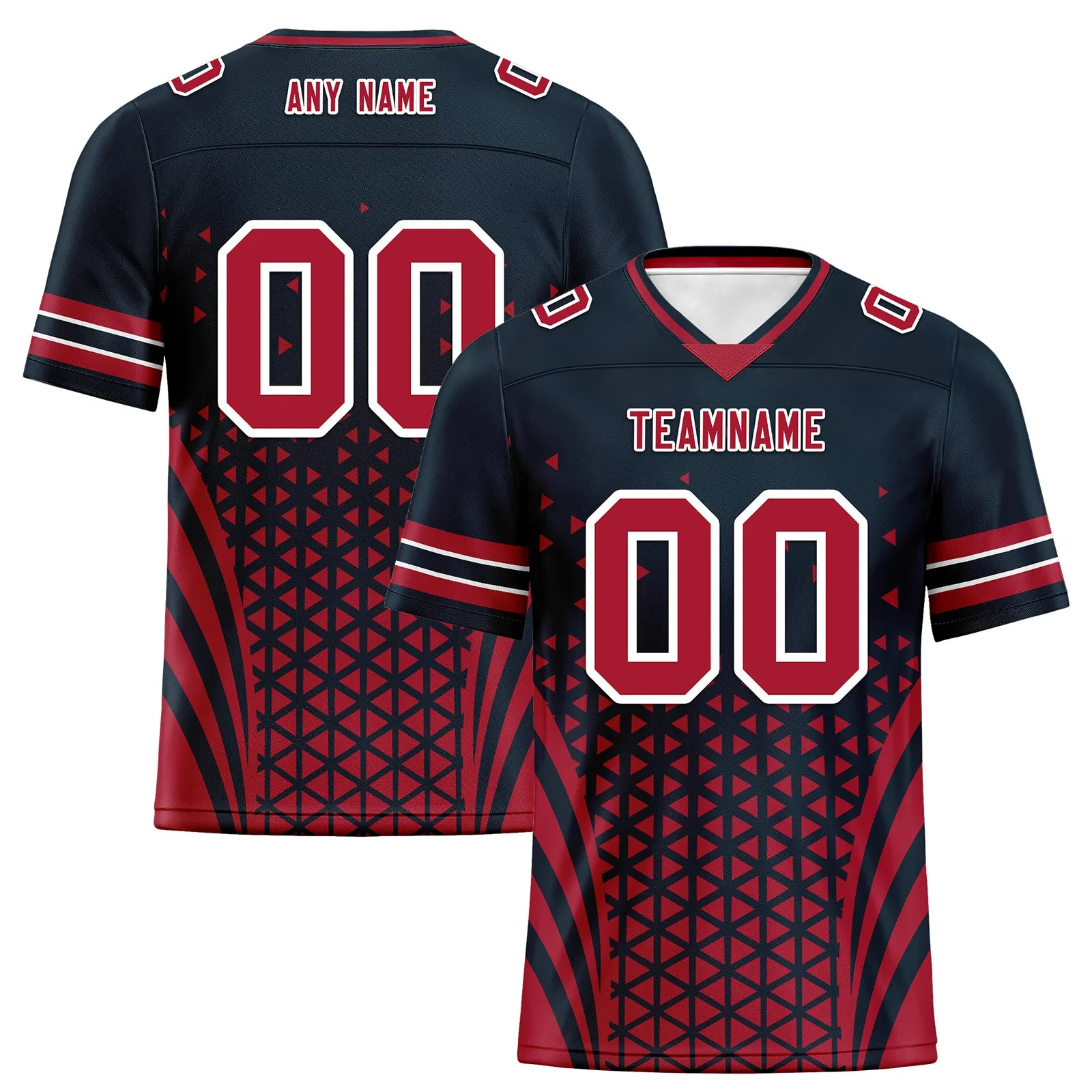 Custom Blue White Texas Football Jersey and Sports Shoes Combo Offer Personalized Combo ZH-D023031-12