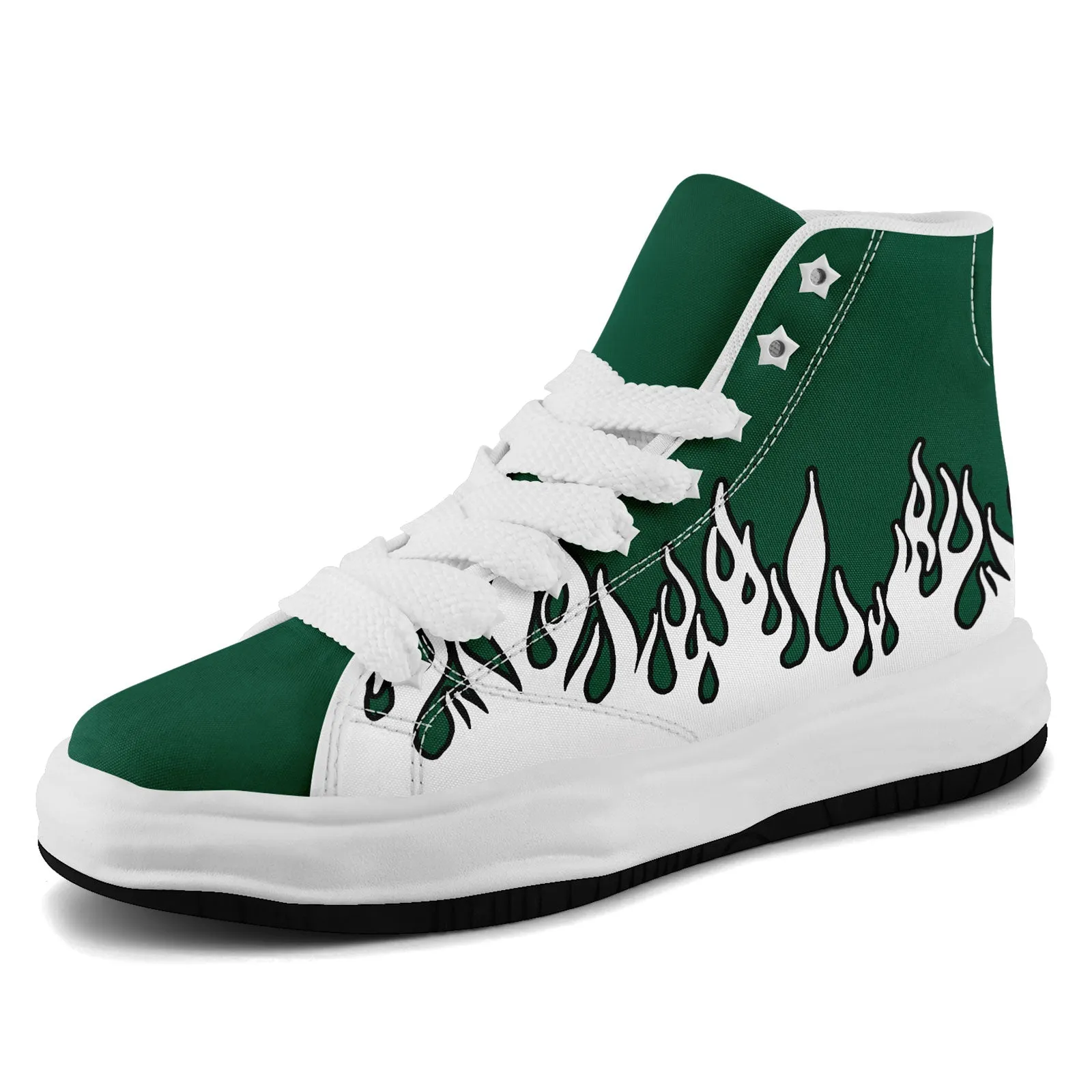 Custom Green White New York Football Jersey and Firesoul Sports Shoes Combo Offer Personalized Combo ZH-D020273-28