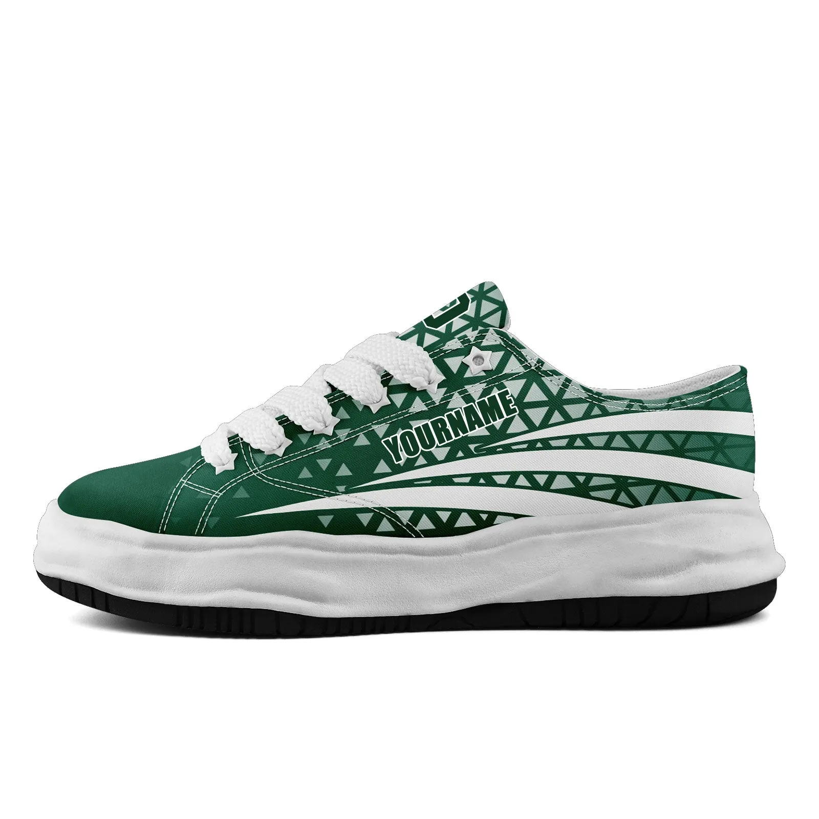 Custom Green White New York Football Jersey and Sports Shoes Combo Offer Personalized Combo ZH-D023031-28