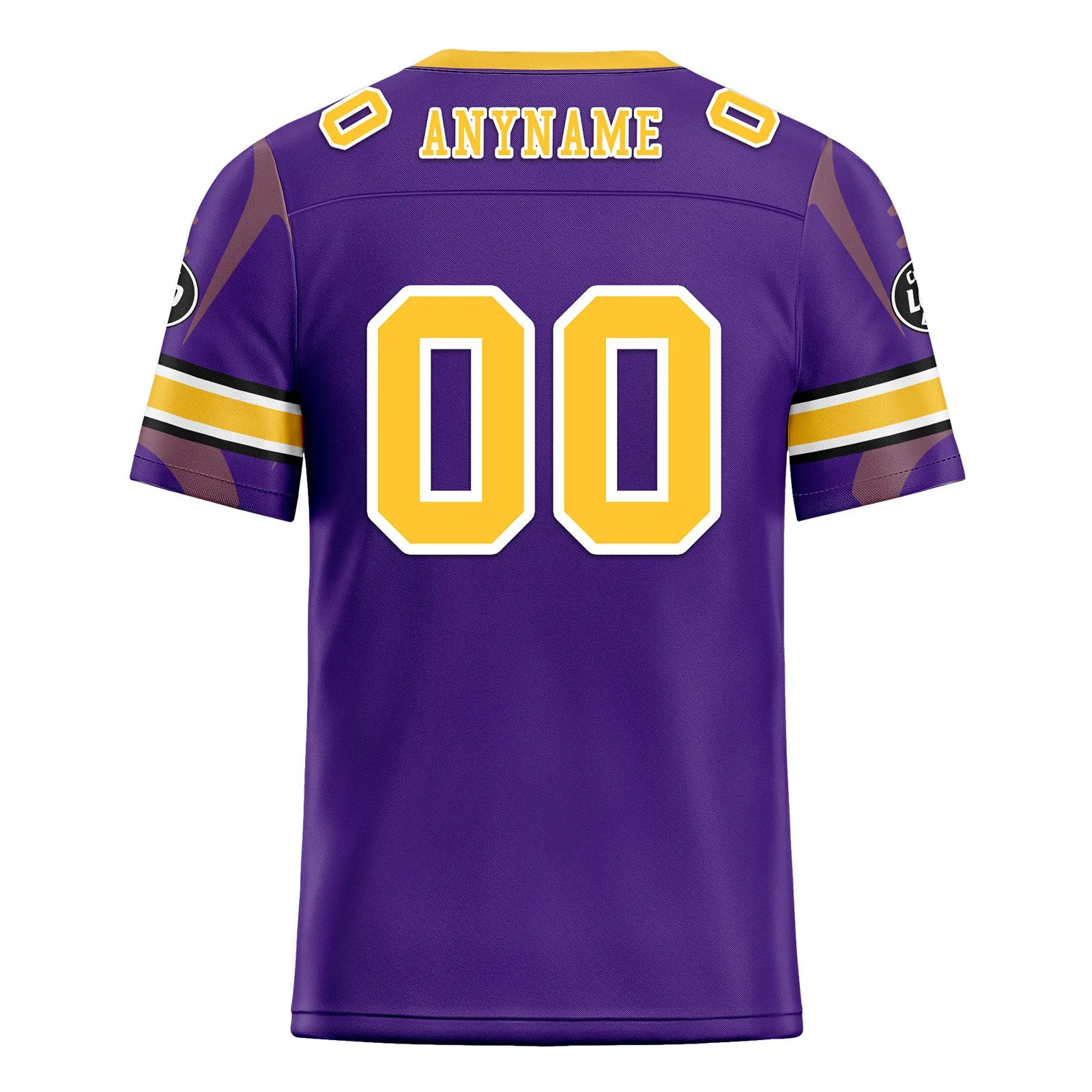 Custom Purple Minnesota Football Jersey and Sports Shoes Combo Offer Personalized Combo ZH-D025008-15