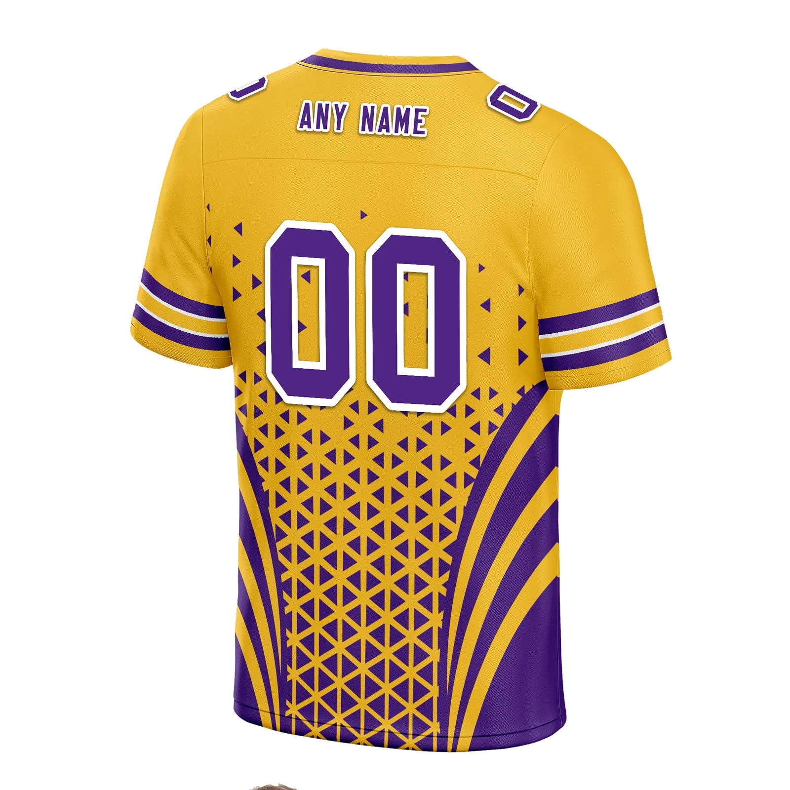 Custom Purple White Minnesota Football Jersey and Sports Shoes Combo Offer Personalized Combo ZH-D023031-17