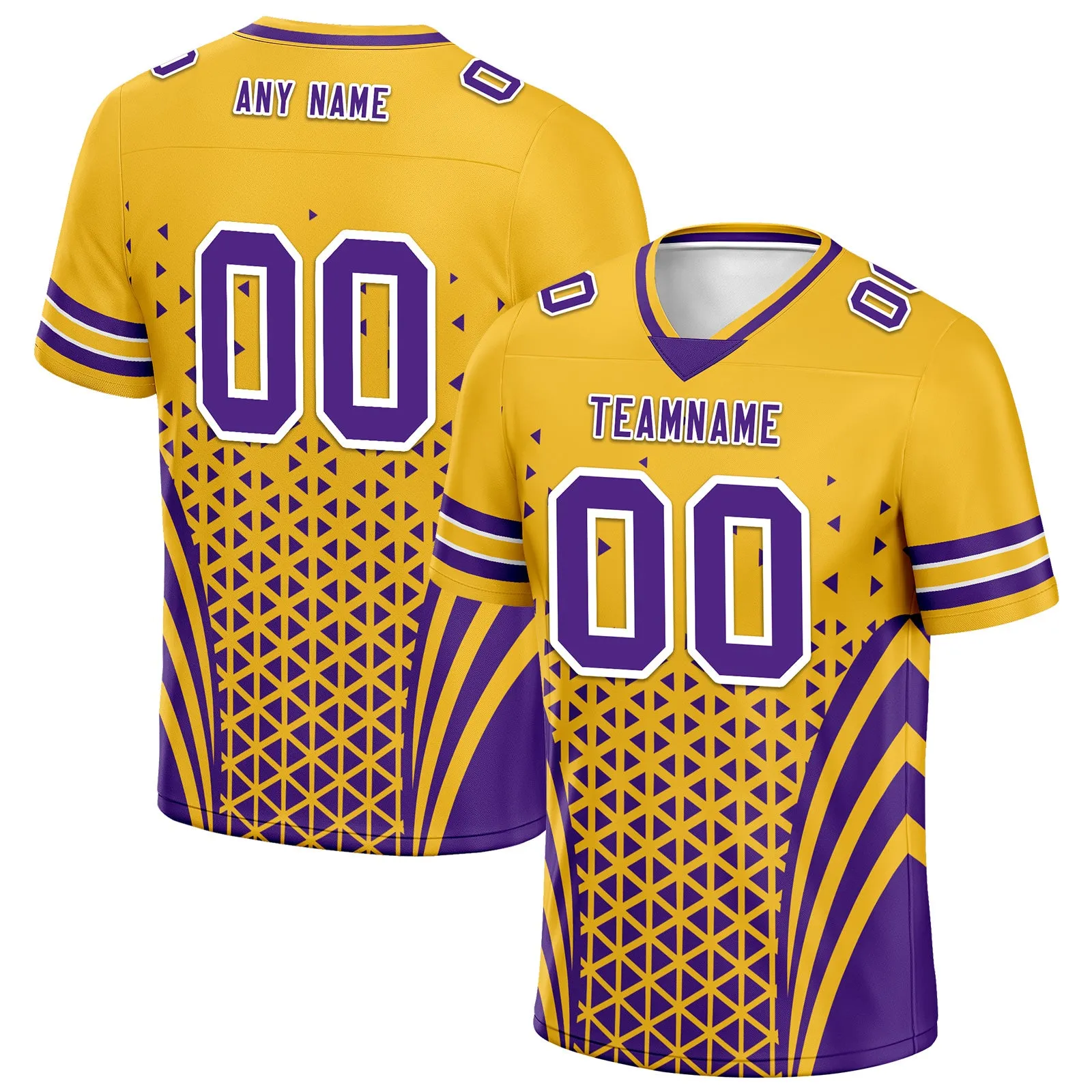 Custom Purple White Minnesota Football Jersey and Sports Shoes Combo Offer Personalized Combo ZH-D023031-17