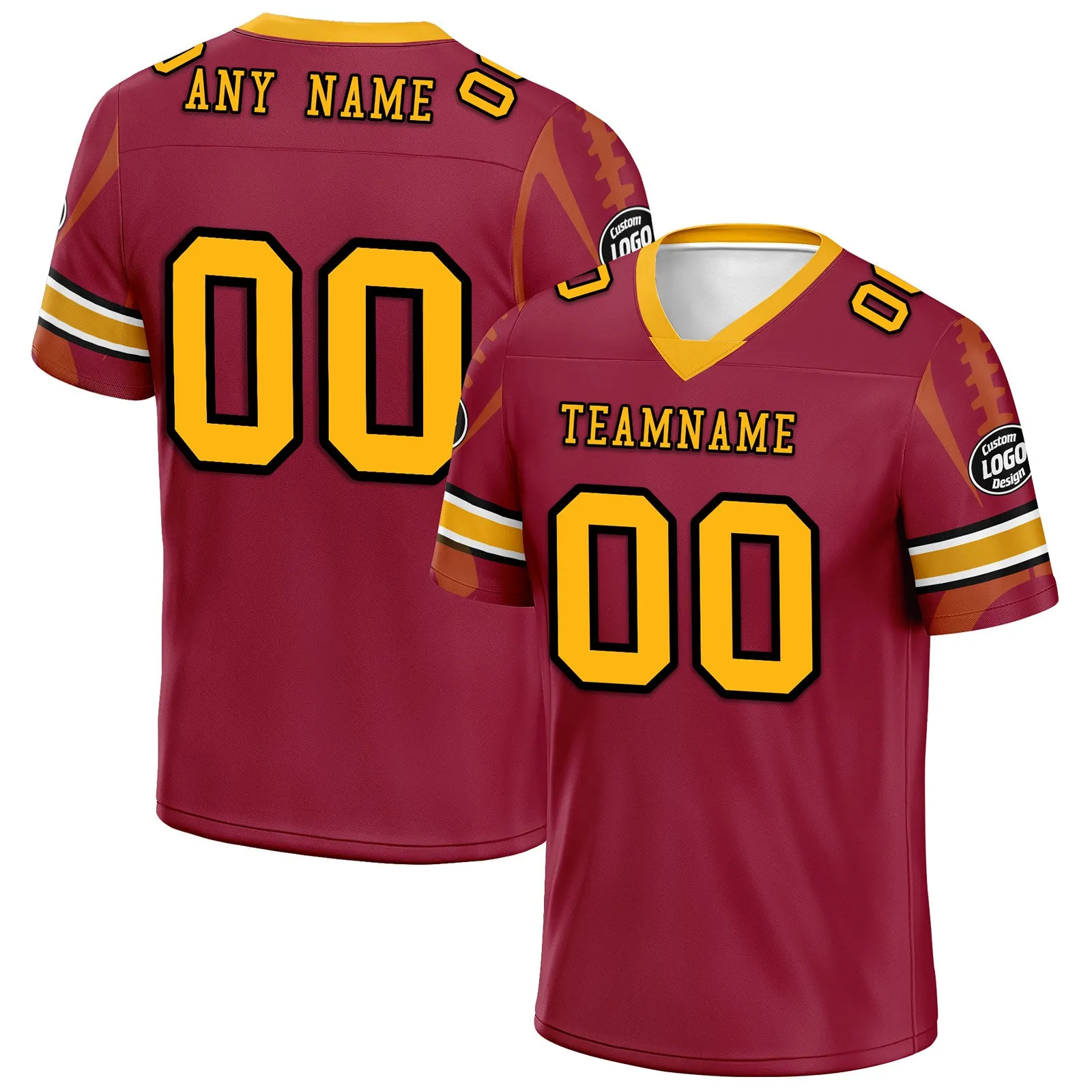 Custom Red Arizona Football Jersey and Sports Shoes Combo Offer Personalized Combo ZH-D025008-1