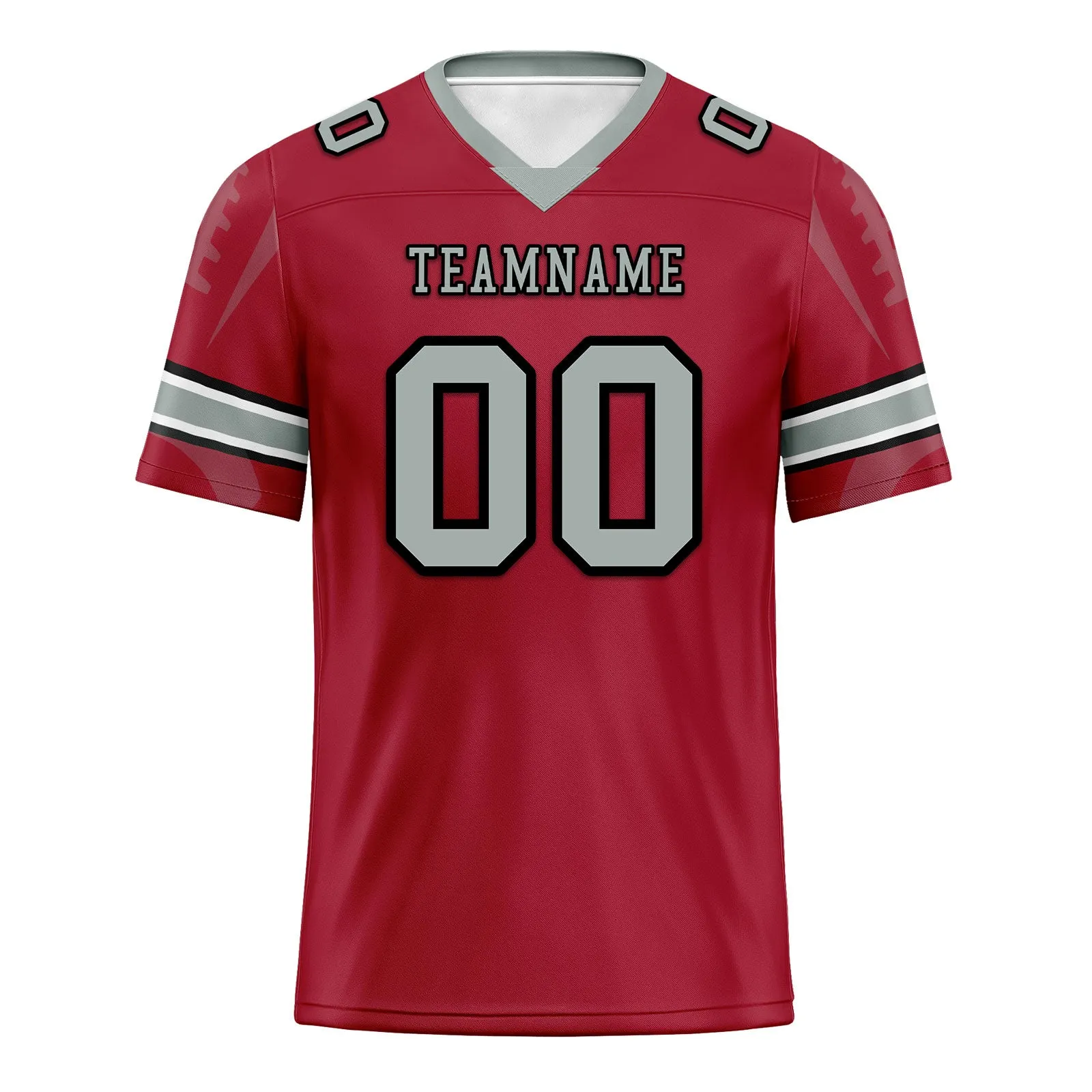 Custom Red Atlanta Football Jersey and Sports Shoes Combo Offer Personalized Combo ZH-D025008-2