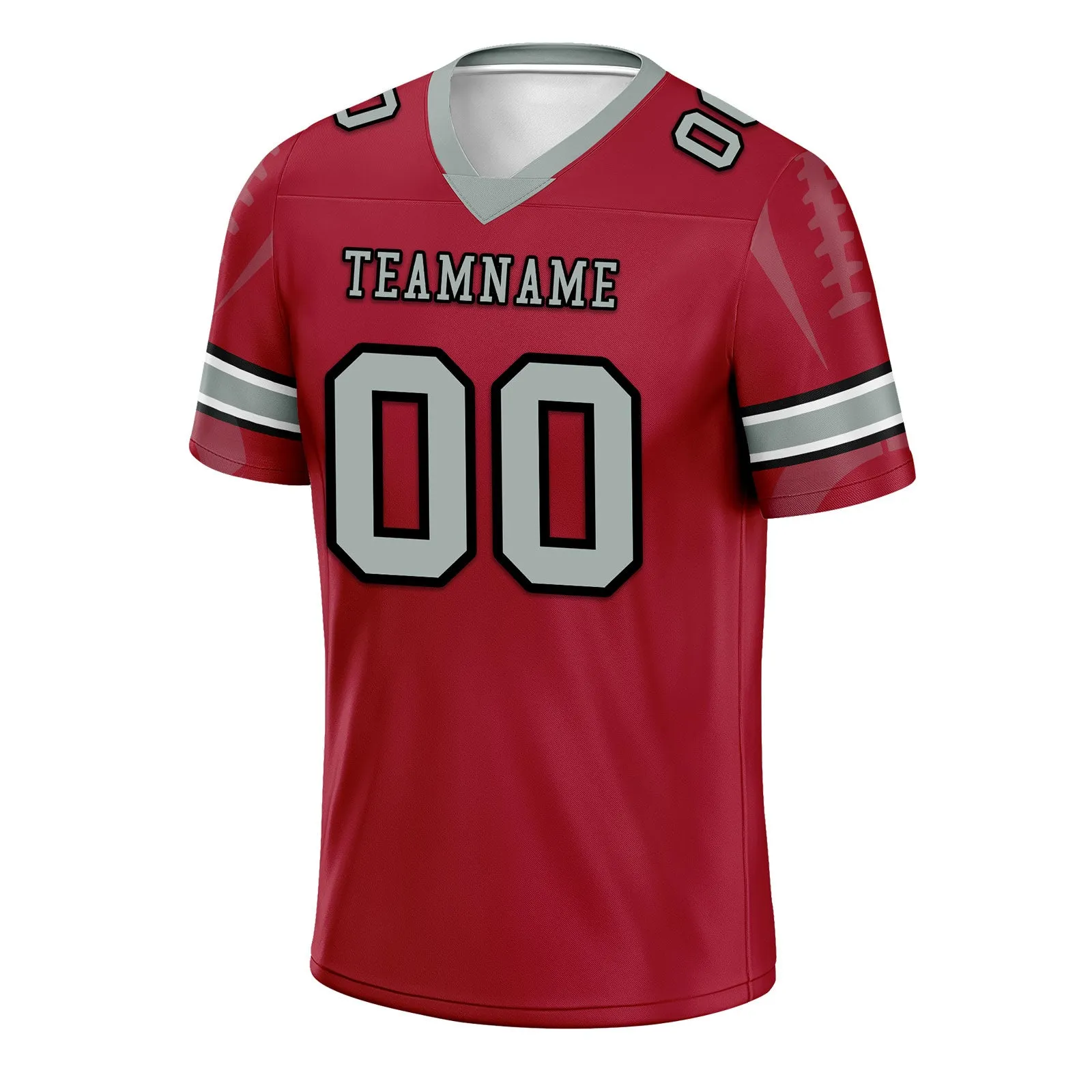 Custom Red Atlanta Football Jersey and Sports Shoes Combo Offer Personalized Combo ZH-D025008-2