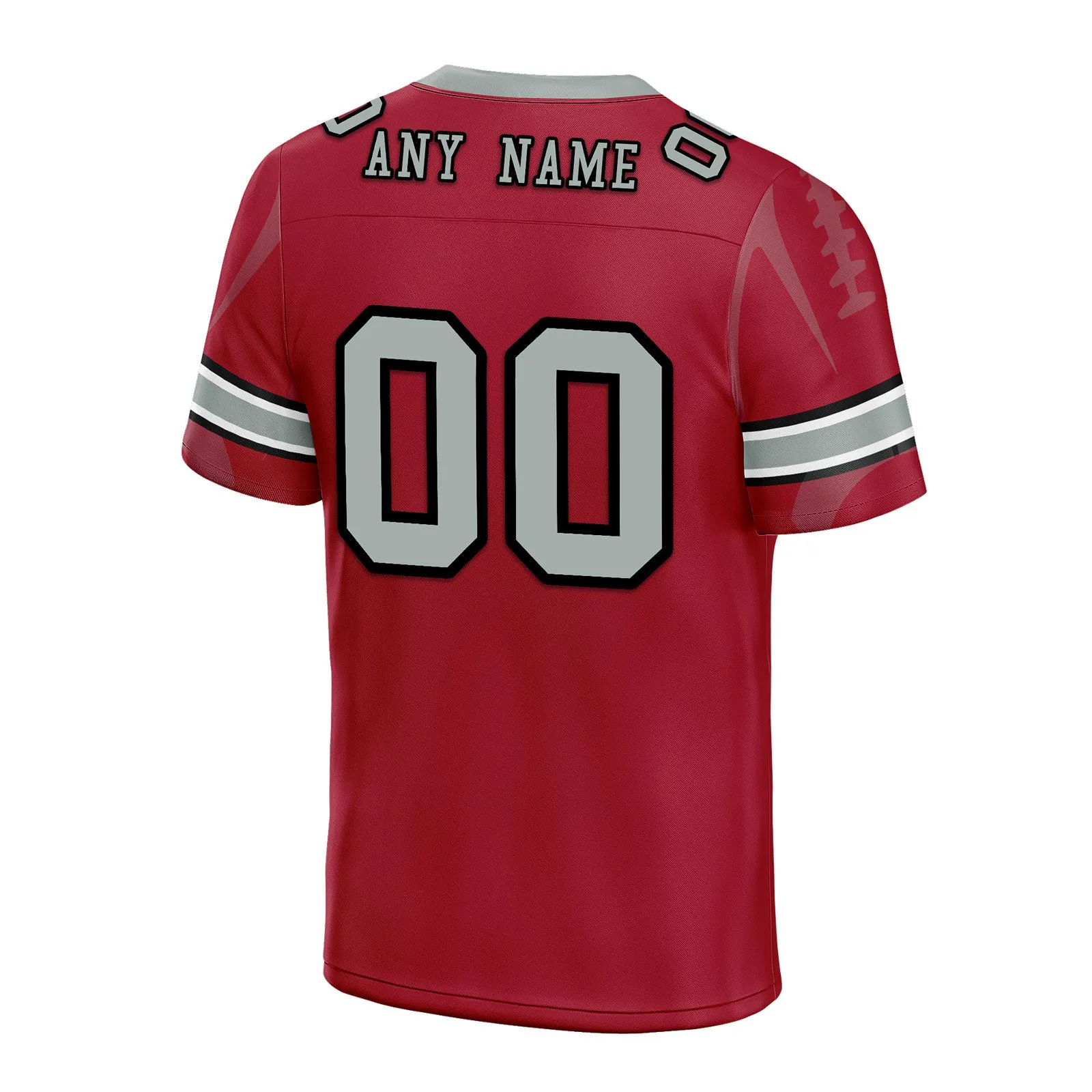 Custom Red Atlanta Football Jersey and Sports Shoes Combo Offer Personalized Combo ZH-D025008-2