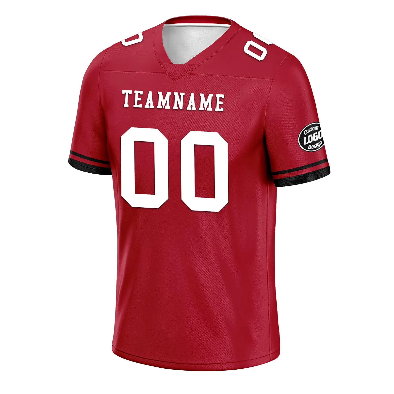 Custom Red Black Tampa Bay Football Jersey and Firesoul Sports Shoes Combo Offer Personalized Combo ZH-D020273-29