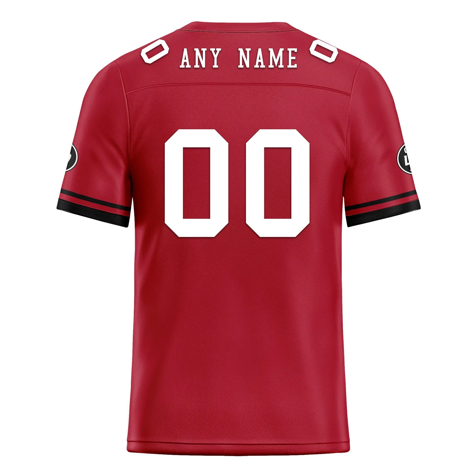 Custom Red Black Tampa Bay Football Jersey and Firesoul Sports Shoes Combo Offer Personalized Combo ZH-D020273-29