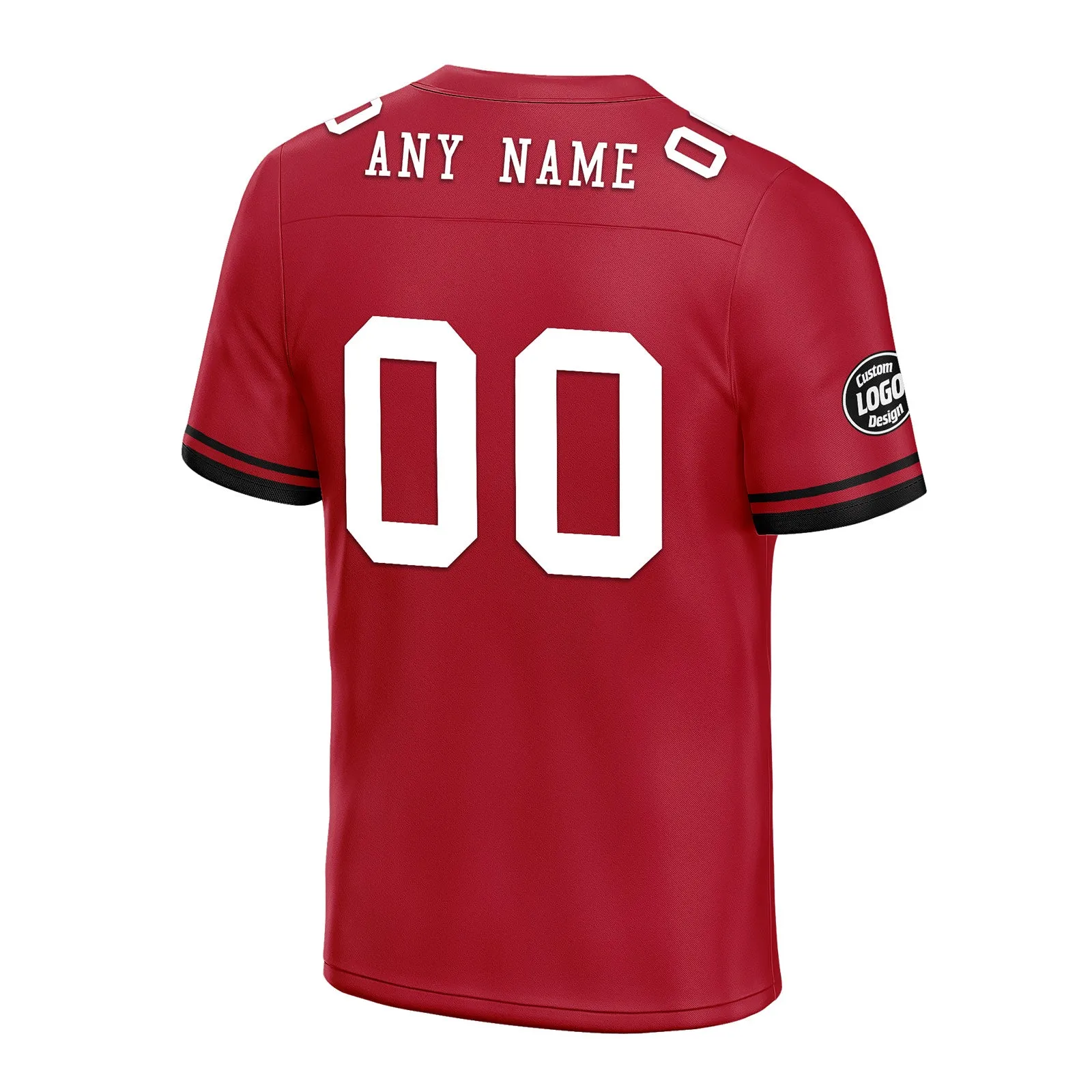 Custom Red Black Tampa Bay Football Jersey and Firesoul Sports Shoes Combo Offer Personalized Combo ZH-D020273-29