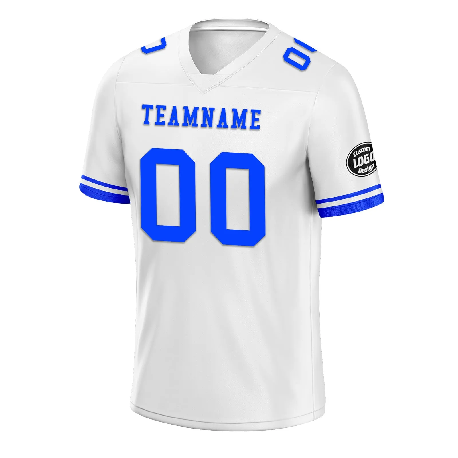 Custom White Blue Indianapolis Football Jersey and Firesoul Sports Shoes Combo Offer Personalized Combo ZH-D020273-14