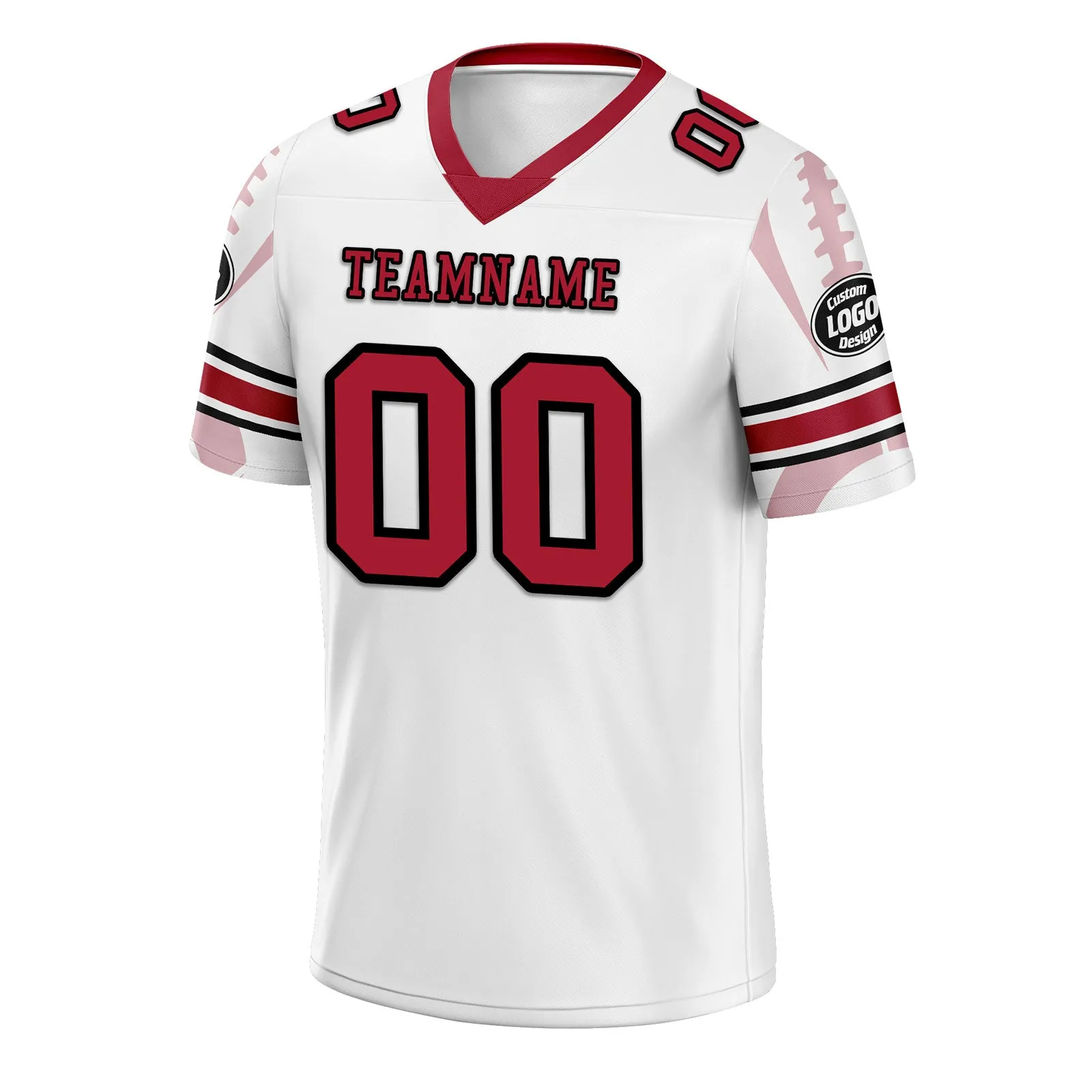 Custom White New York Football Jersey and Sports Shoes Combo Offer Personalized Combo ZH-D025008-20