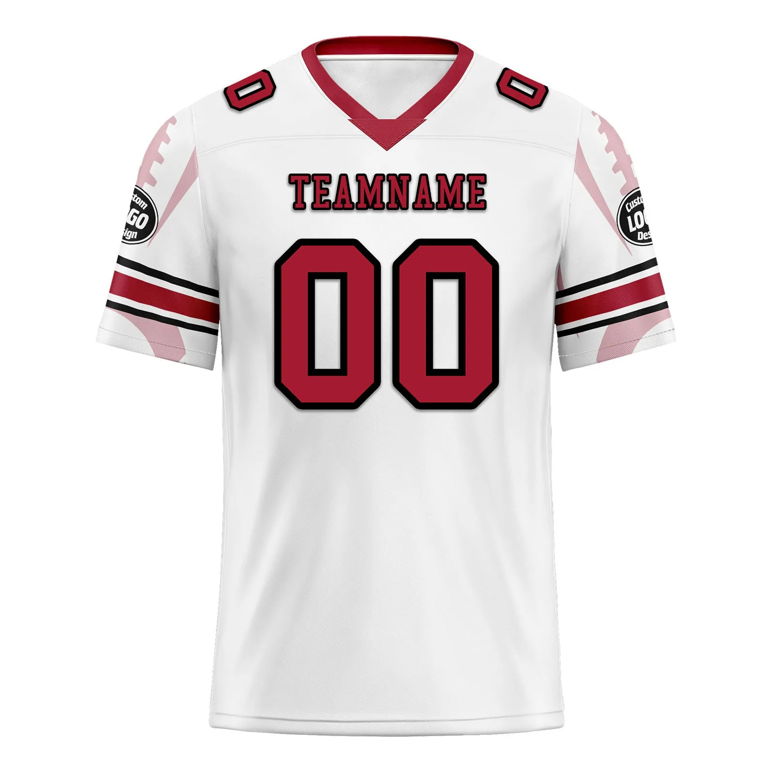 Custom White New York Football Jersey and Sports Shoes Combo Offer Personalized Combo ZH-D025008-20