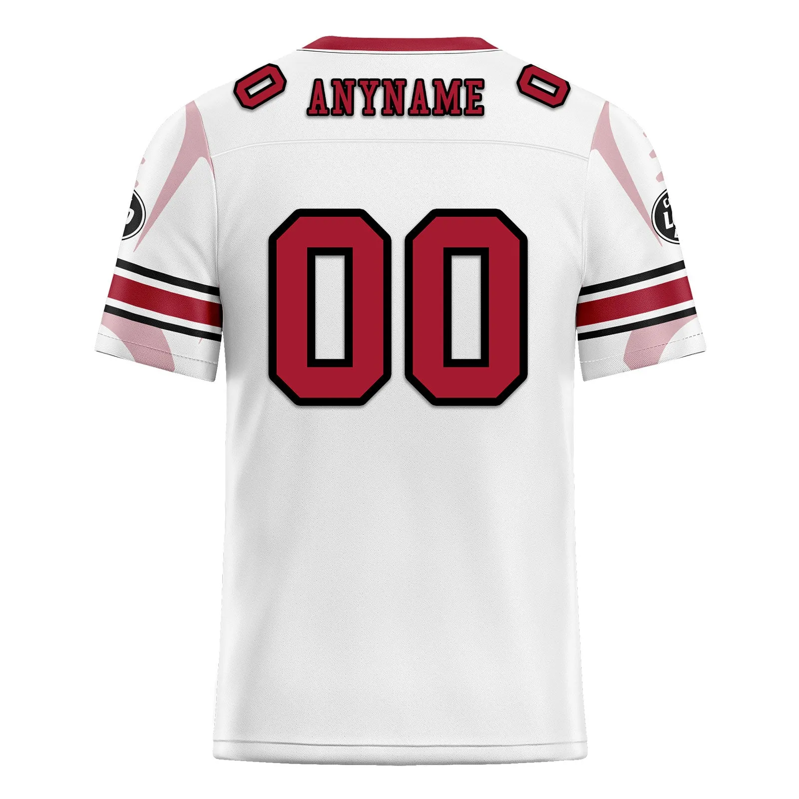 Custom White New York Football Jersey and Sports Shoes Combo Offer Personalized Combo ZH-D025008-20