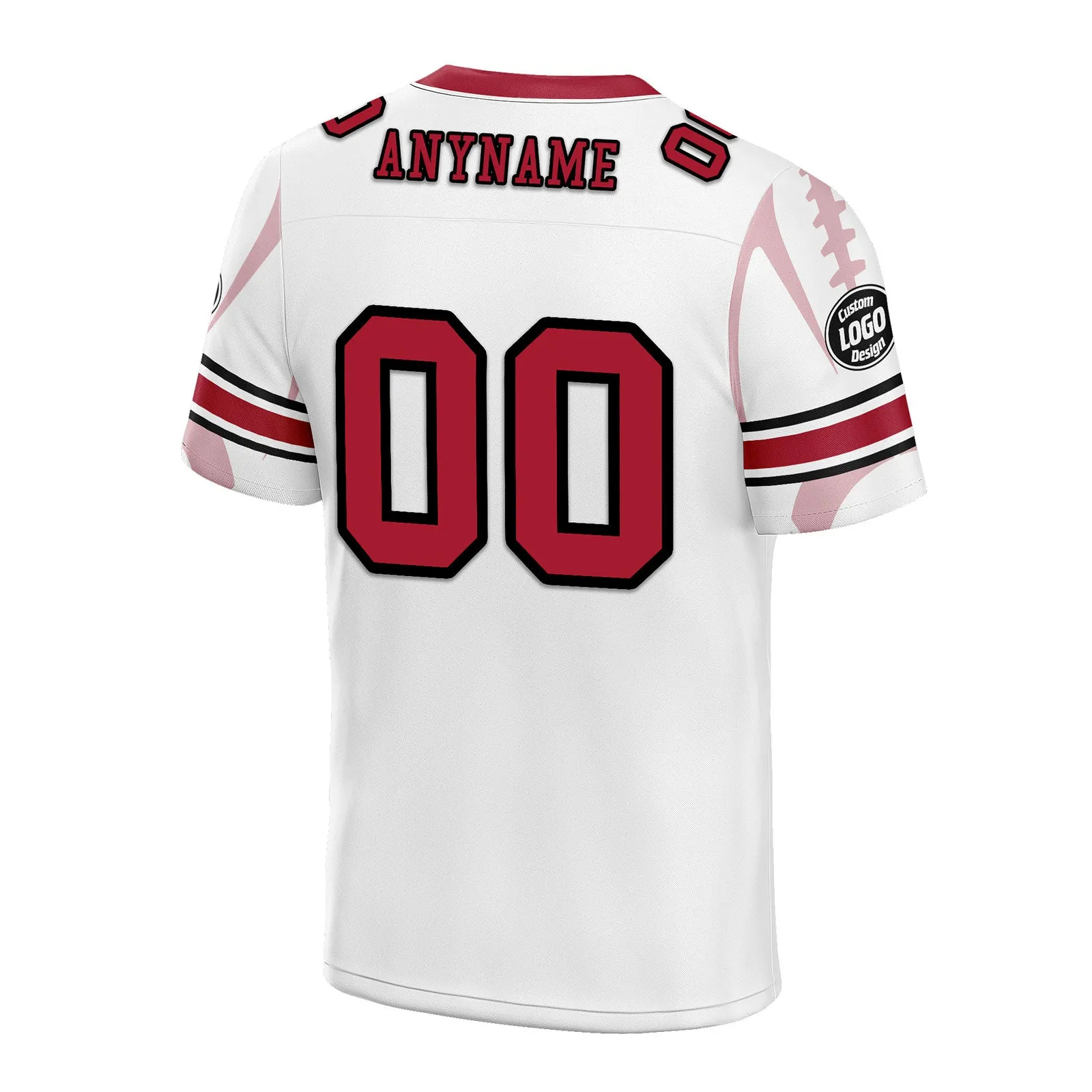 Custom White New York Football Jersey and Sports Shoes Combo Offer Personalized Combo ZH-D025008-20