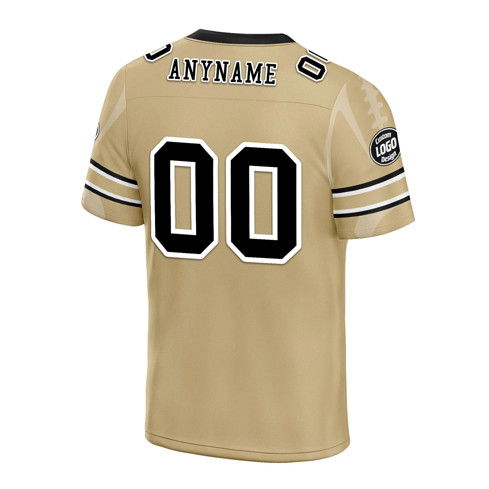 Custom Yellow New Orleans Football Jersey and Sports Shoes Combo Offer Personalized Combo ZH-D025008-19