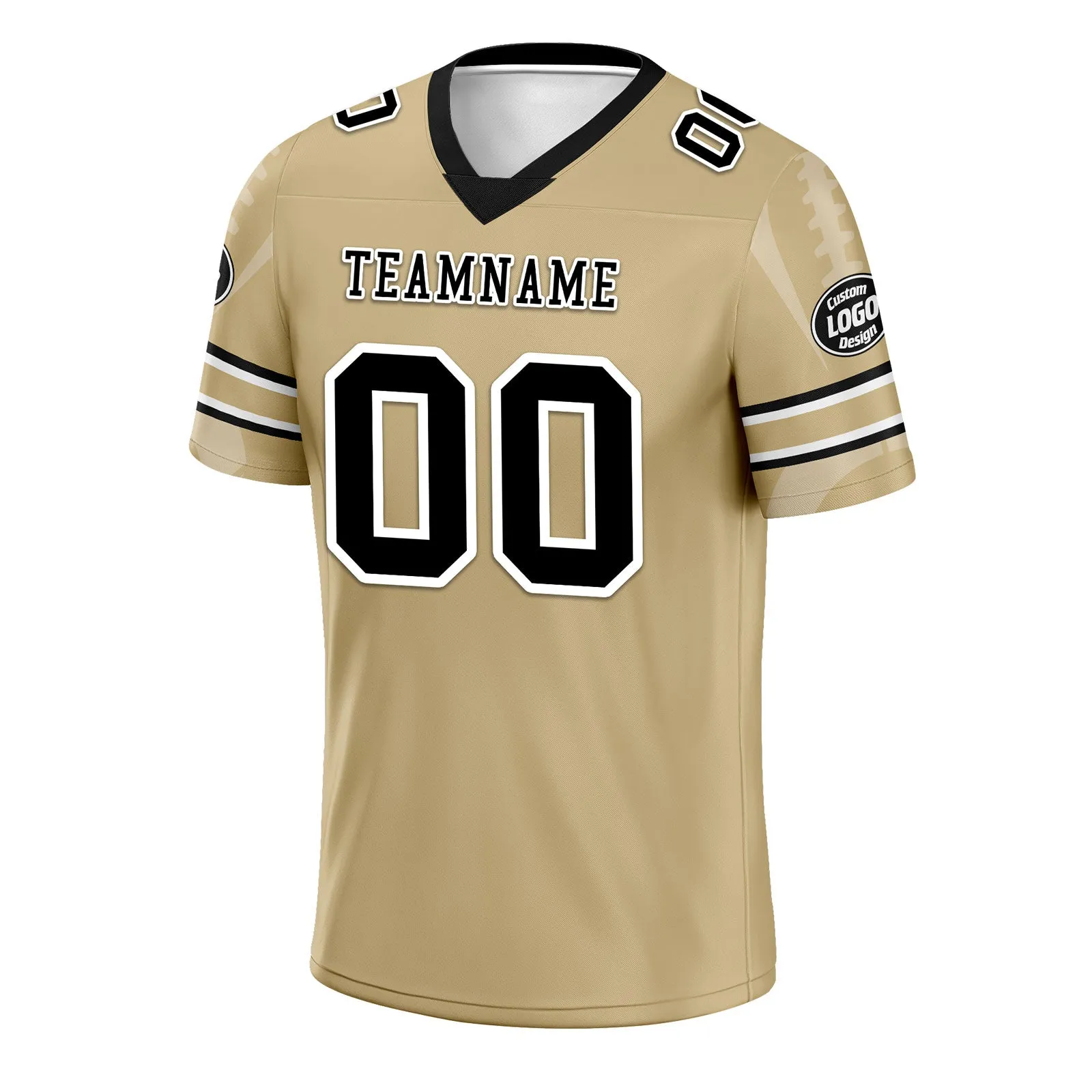 Custom Yellow New Orleans Football Jersey and Sports Shoes Combo Offer Personalized Combo ZH-D025008-19