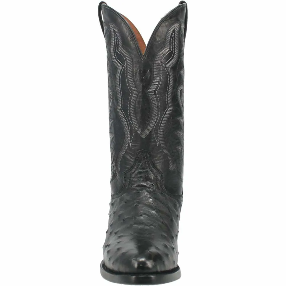 Dan Post Men's Tempe Full Quill Ostrich Round Toe Boot DP2321