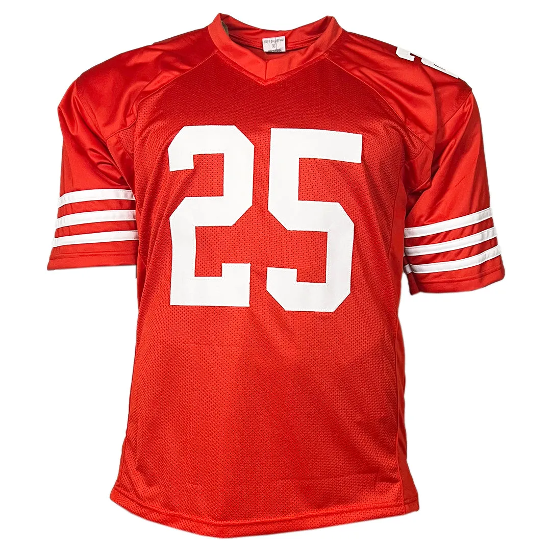 Deonte Banks Signed New York Red Football Jersey (JSA)