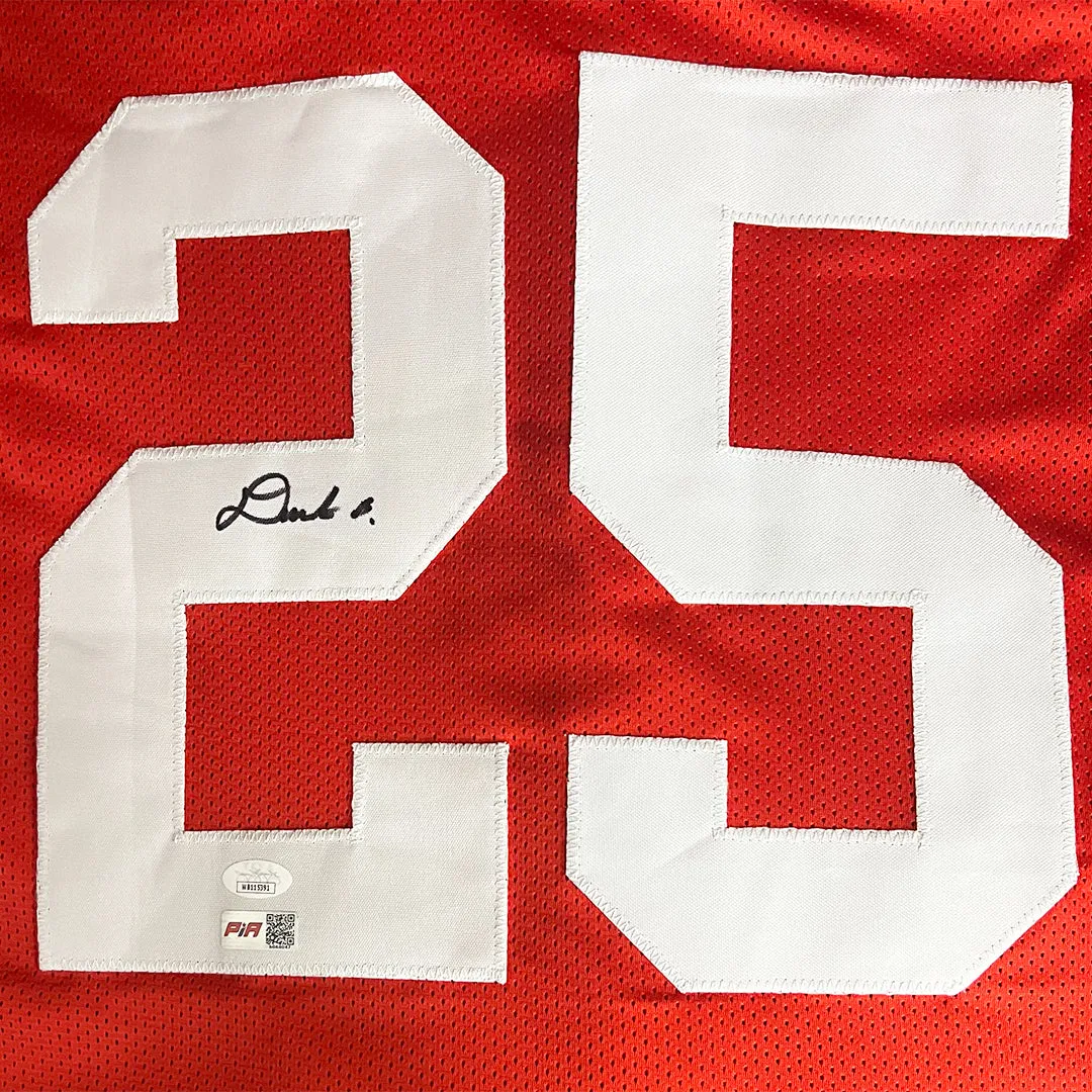 Deonte Banks Signed New York Red Football Jersey (JSA)