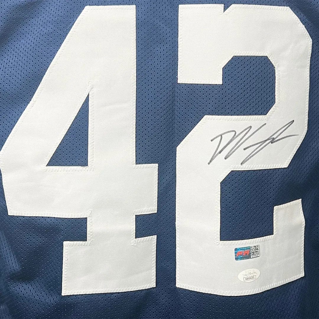 Deuce Vaughn Signed Dallas Thanksgiving Football Jersey (BECKETT)