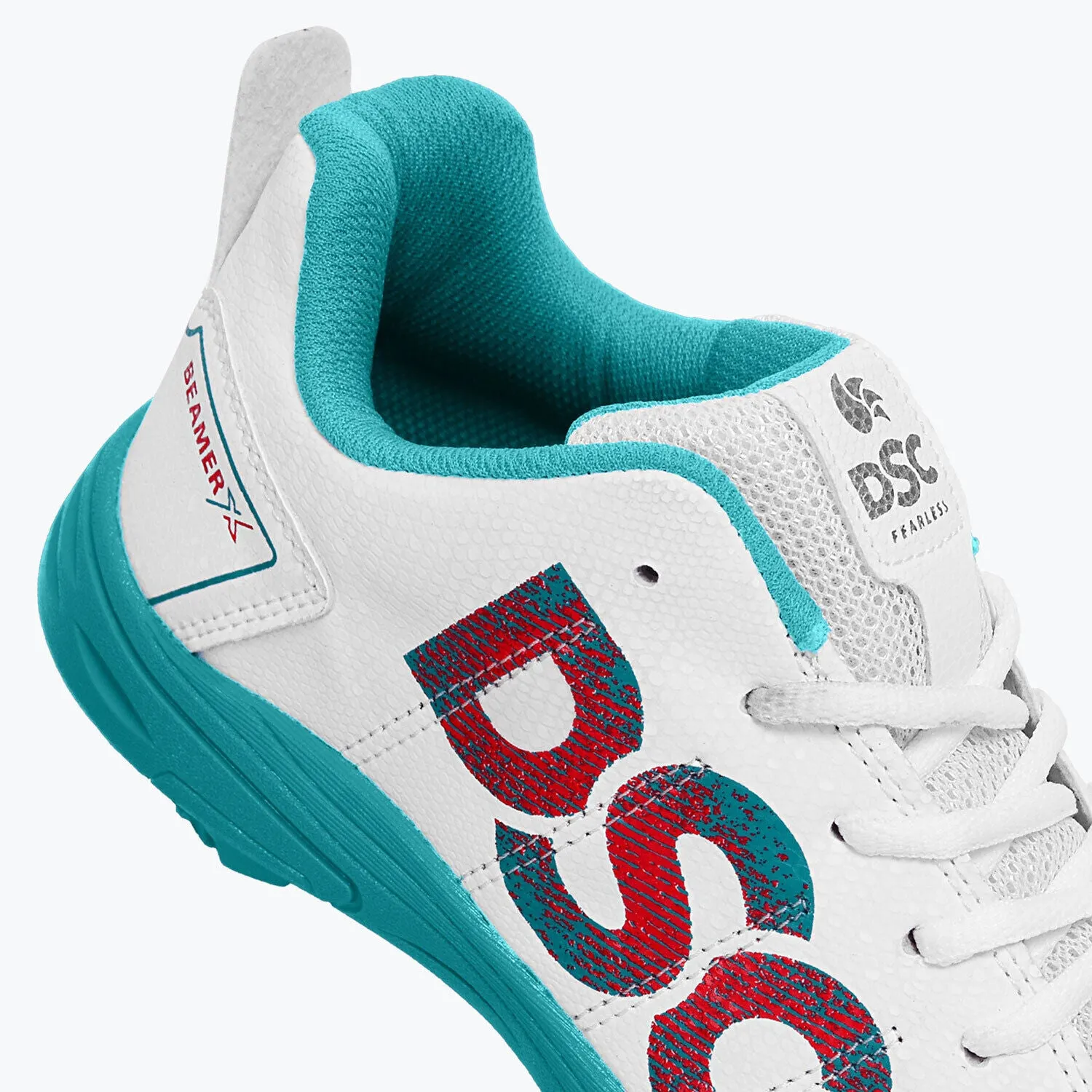 DSC Beamer X Cricket Shoes - Dark/Cyan - Rubber Sole - Adult & Kids