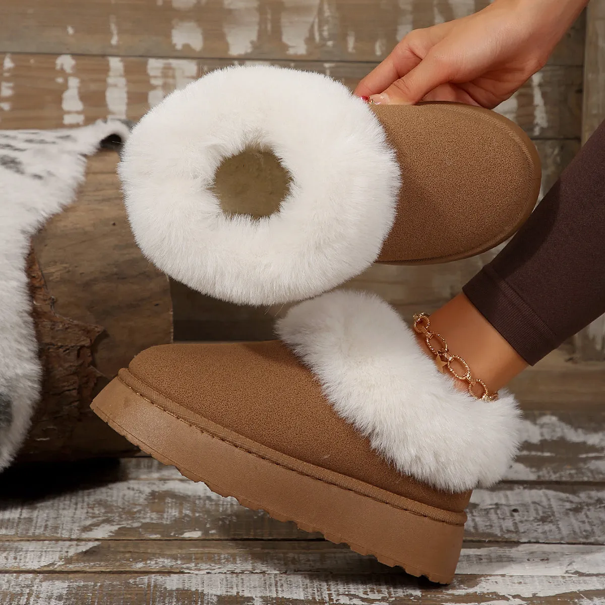 Emily - Women's Winter Fluffy House Shoes