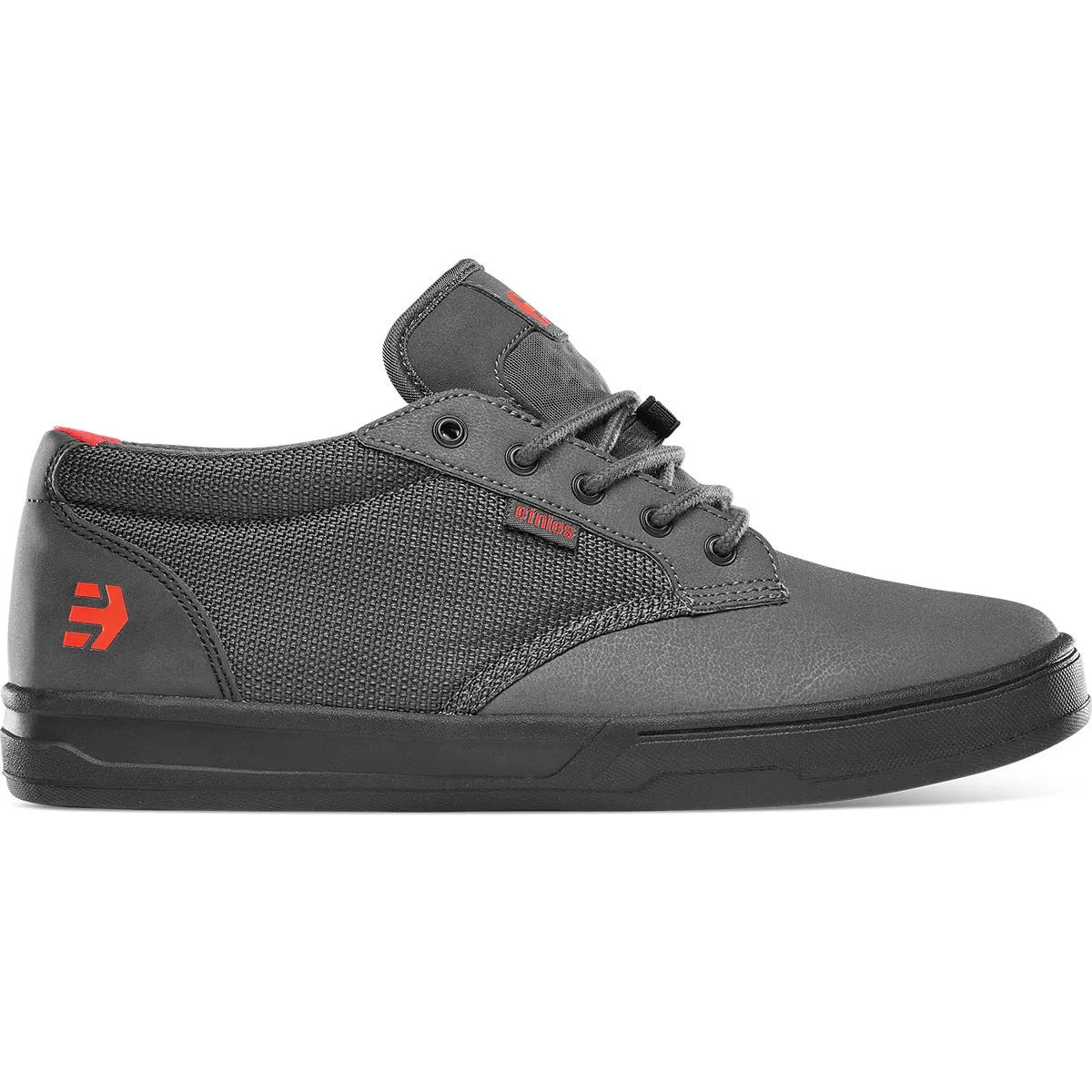 Etnies Shoes Jameson Mid Crank Brandon Semenuk - Grey/Black/Red