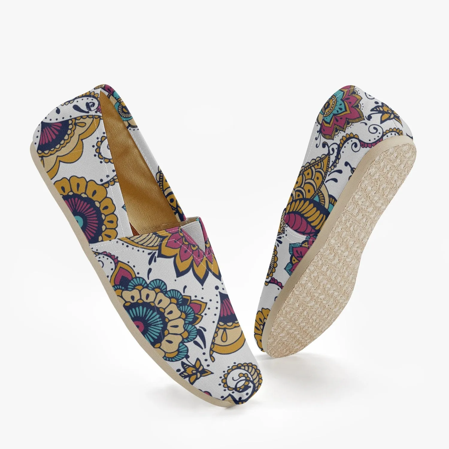 Fall Paisley Canvas Toms Shoes