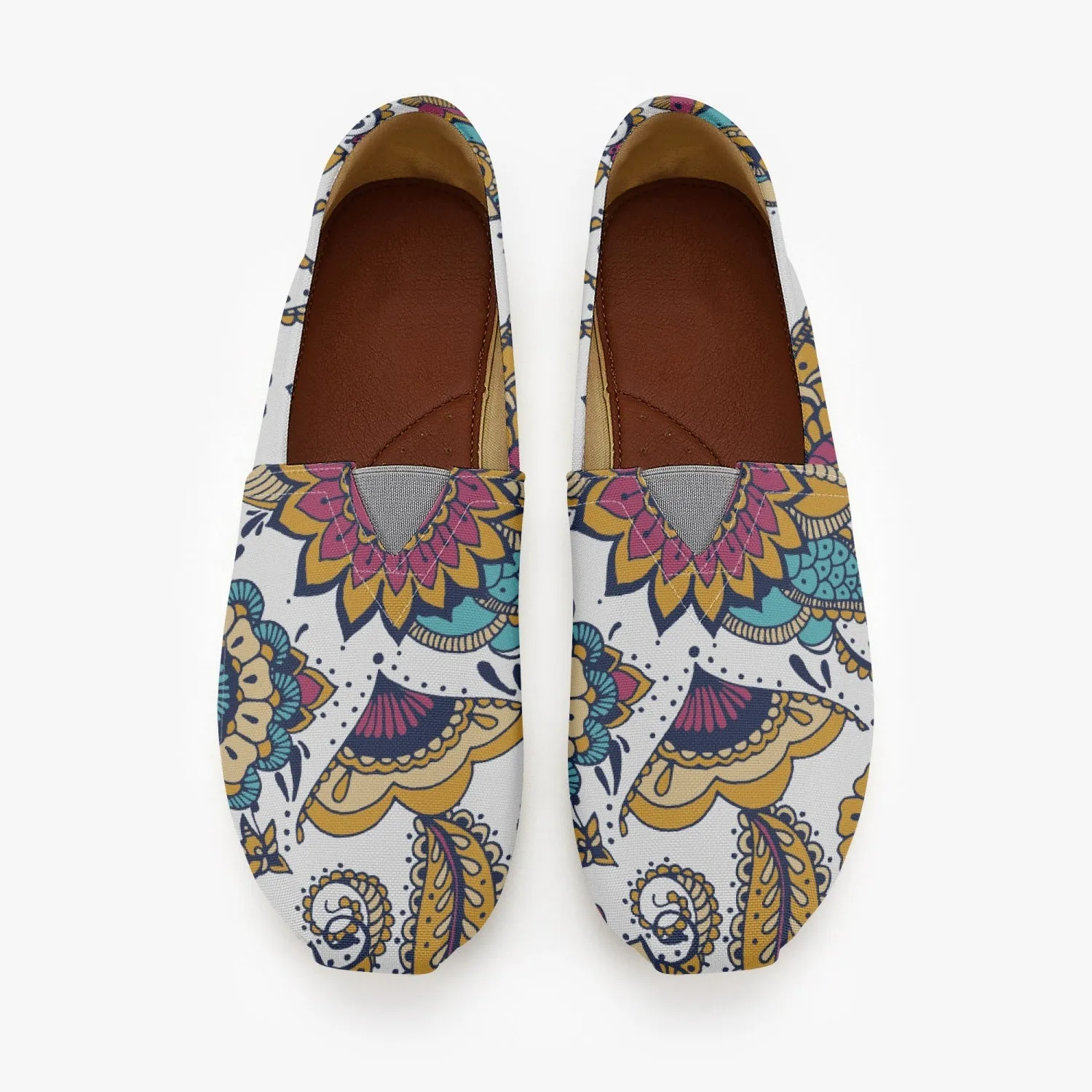 Fall Paisley Canvas Toms Shoes