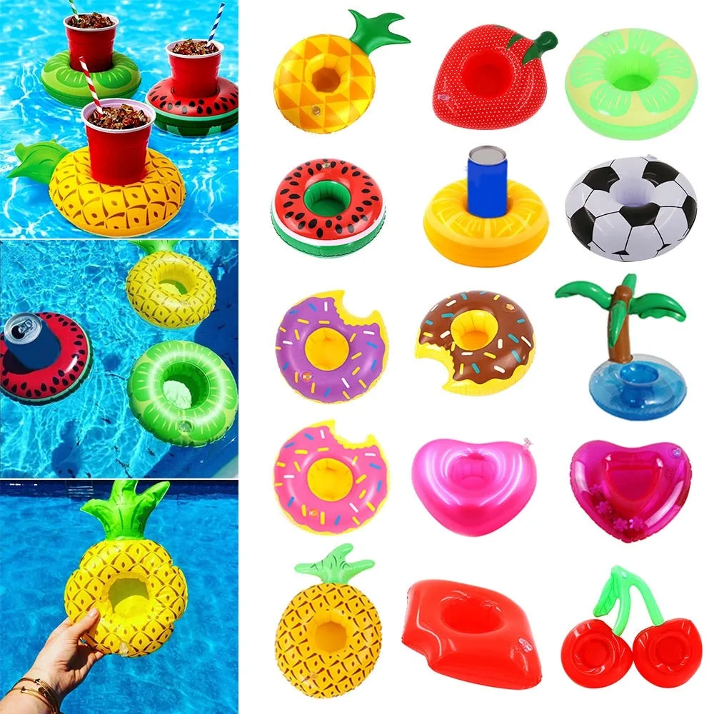 Floating Inflatable Cup Holders Pool Coasters