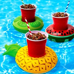 Floating Inflatable Cup Holders Pool Coasters