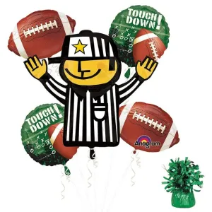 Football Balloon Bouquet 5ct