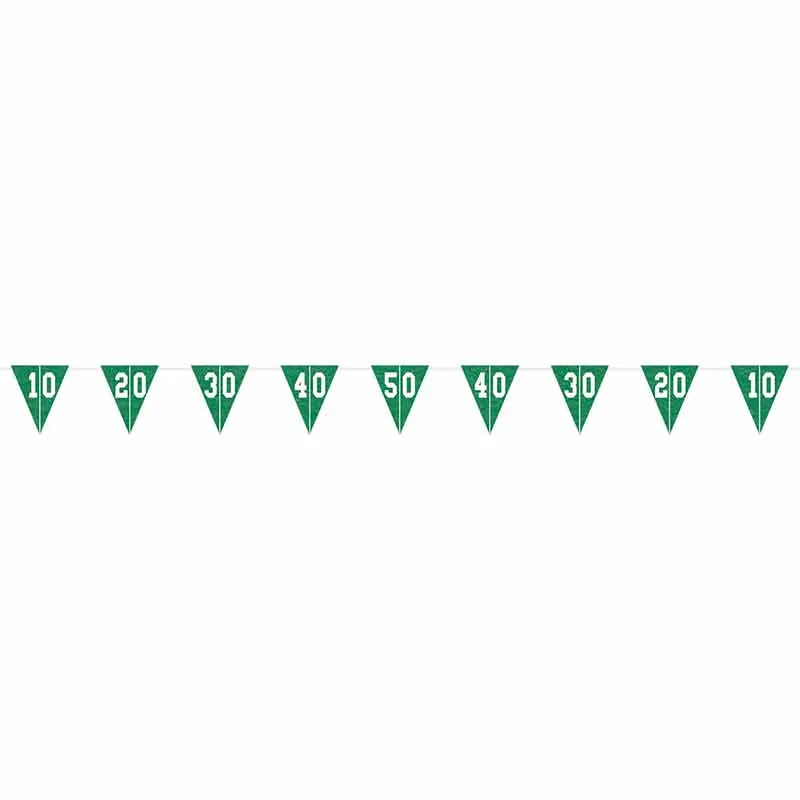 Football Pennant 12ft Long Banner