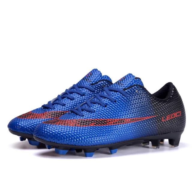 Football Shoes Long Spikes Soccer Cleats  Adult & Children Football Boots  Sneakers