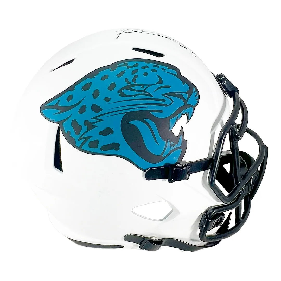 Fred Taylor Signed Jacksonville Jaguars Lunar Eclipse Speed Full-Size Replica Football Helmet (JSA)